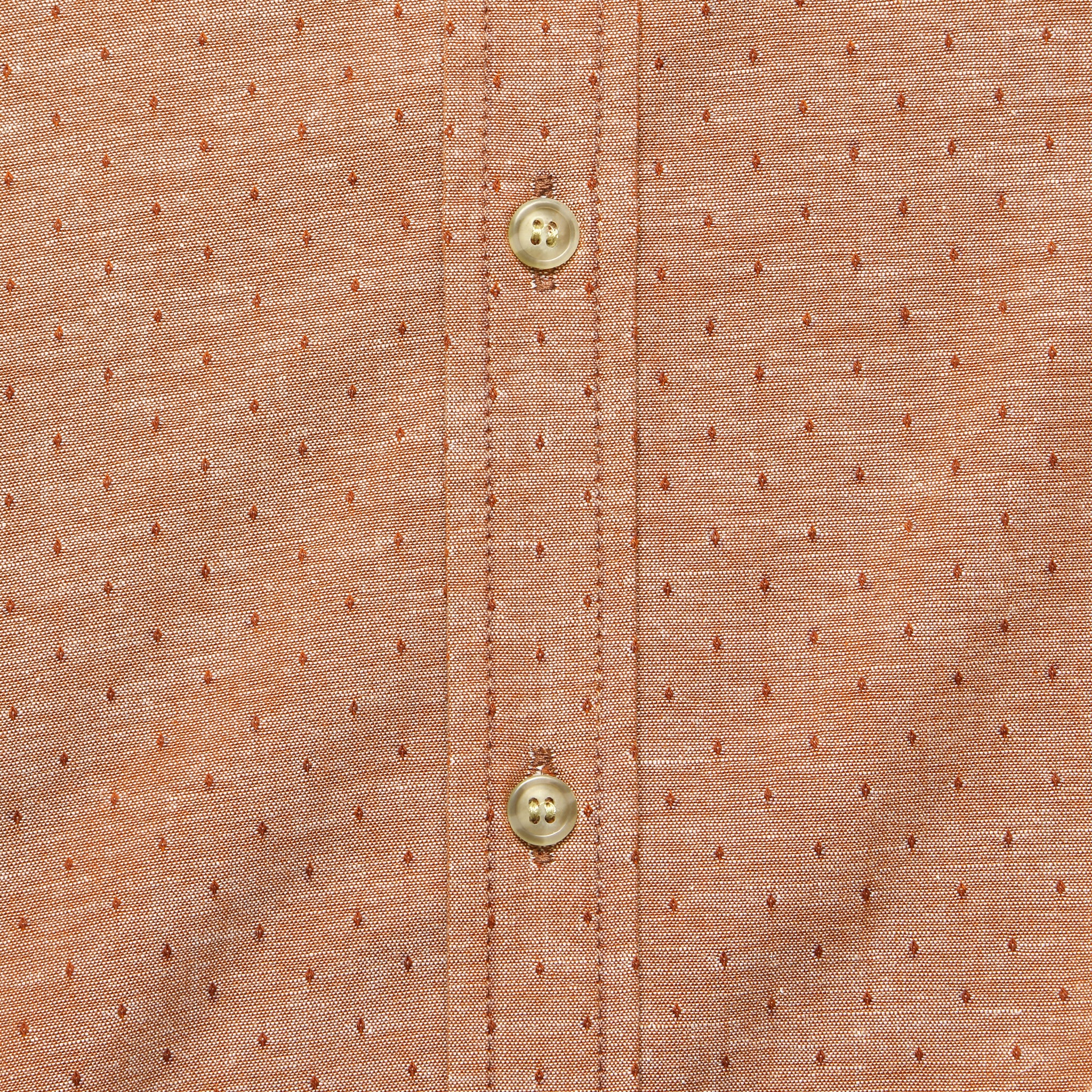 Harbor Shirt - Rust Dobby Dot - Image 3
