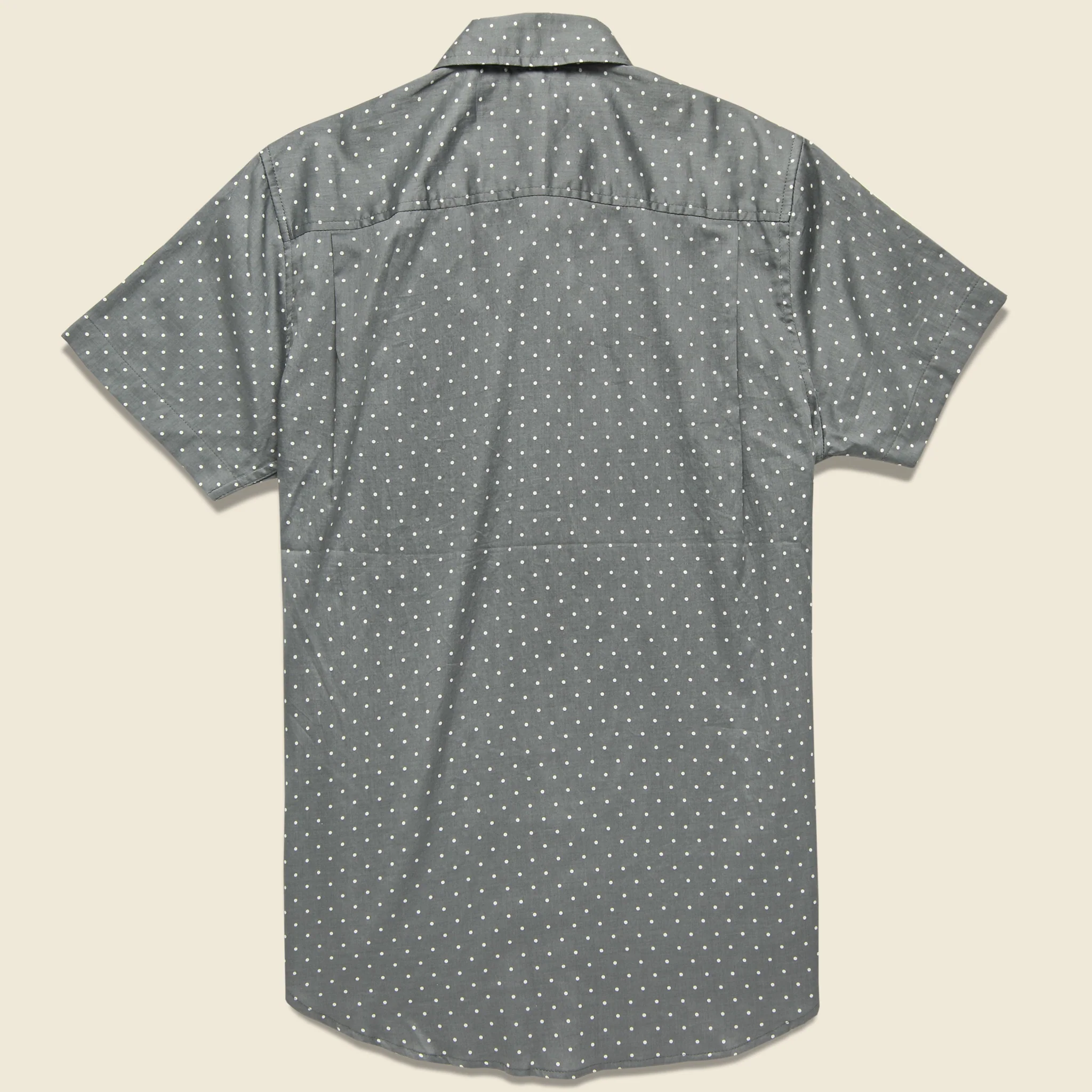 Jackson Polka Dot Shirt - Grey - Image 2