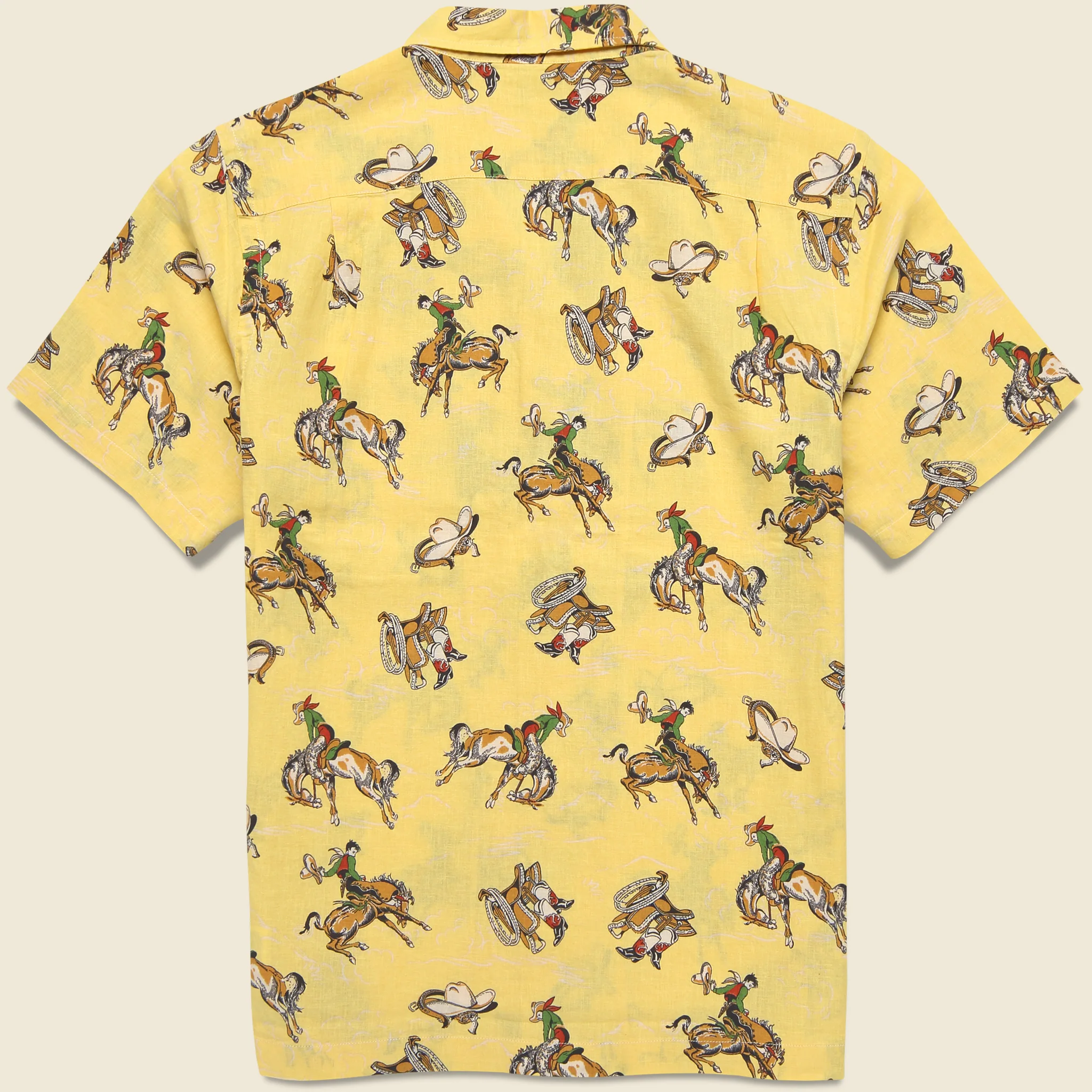 Bronco Camp Shirt - Yellow - Image 2