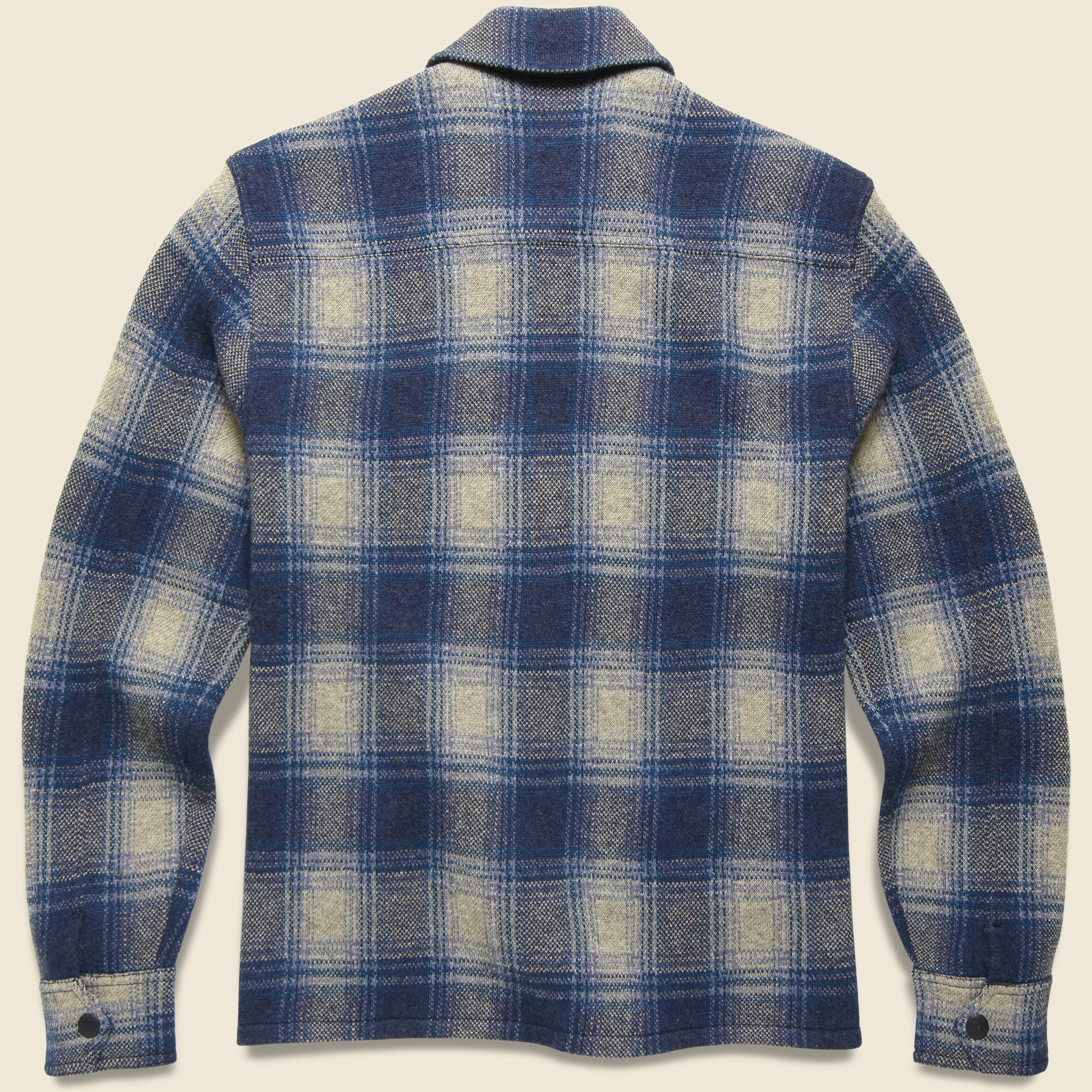 Brown Bear Overshirt - Blue/Yellow Plaid - Image 2