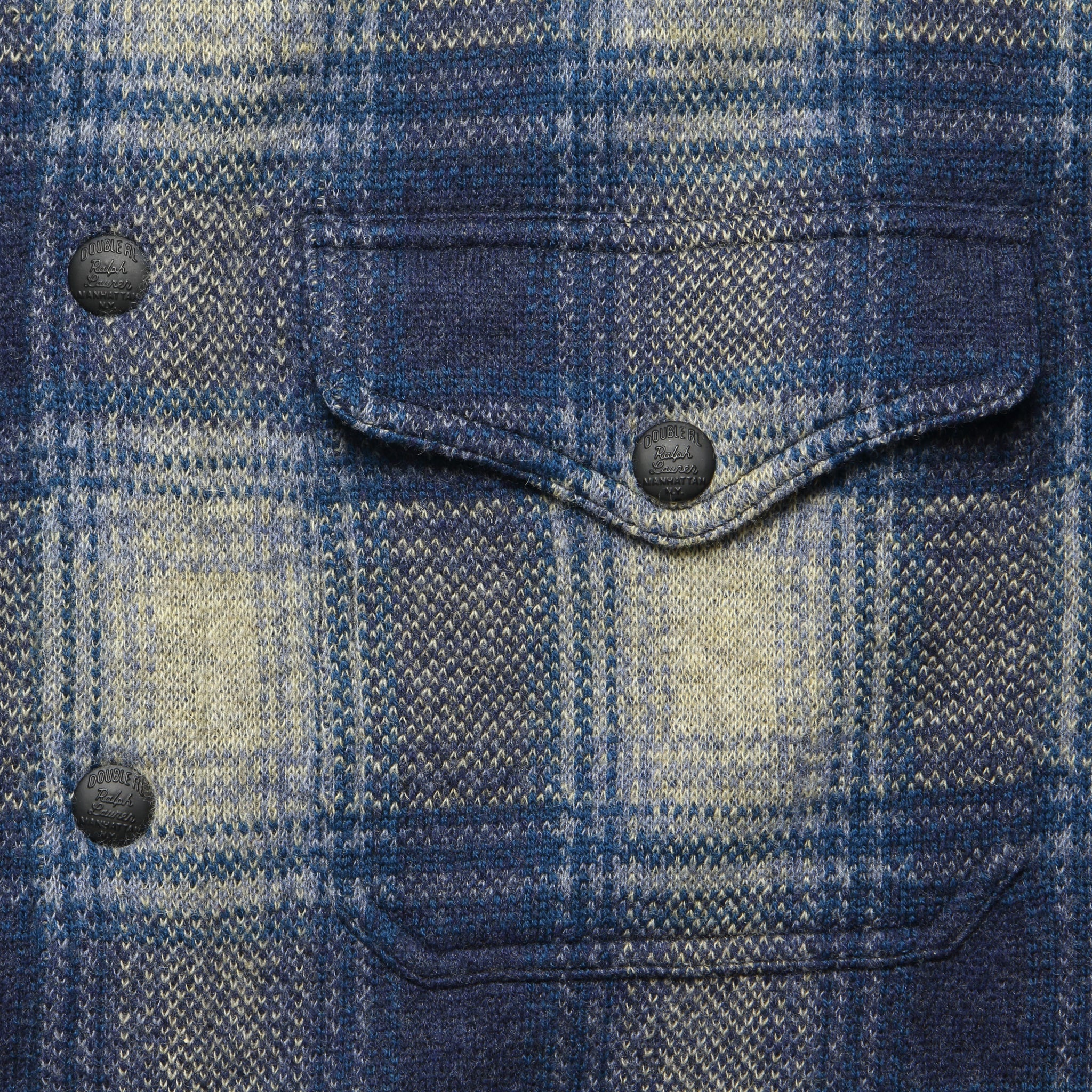 Brown Bear Overshirt - Blue/Yellow Plaid - Image 3