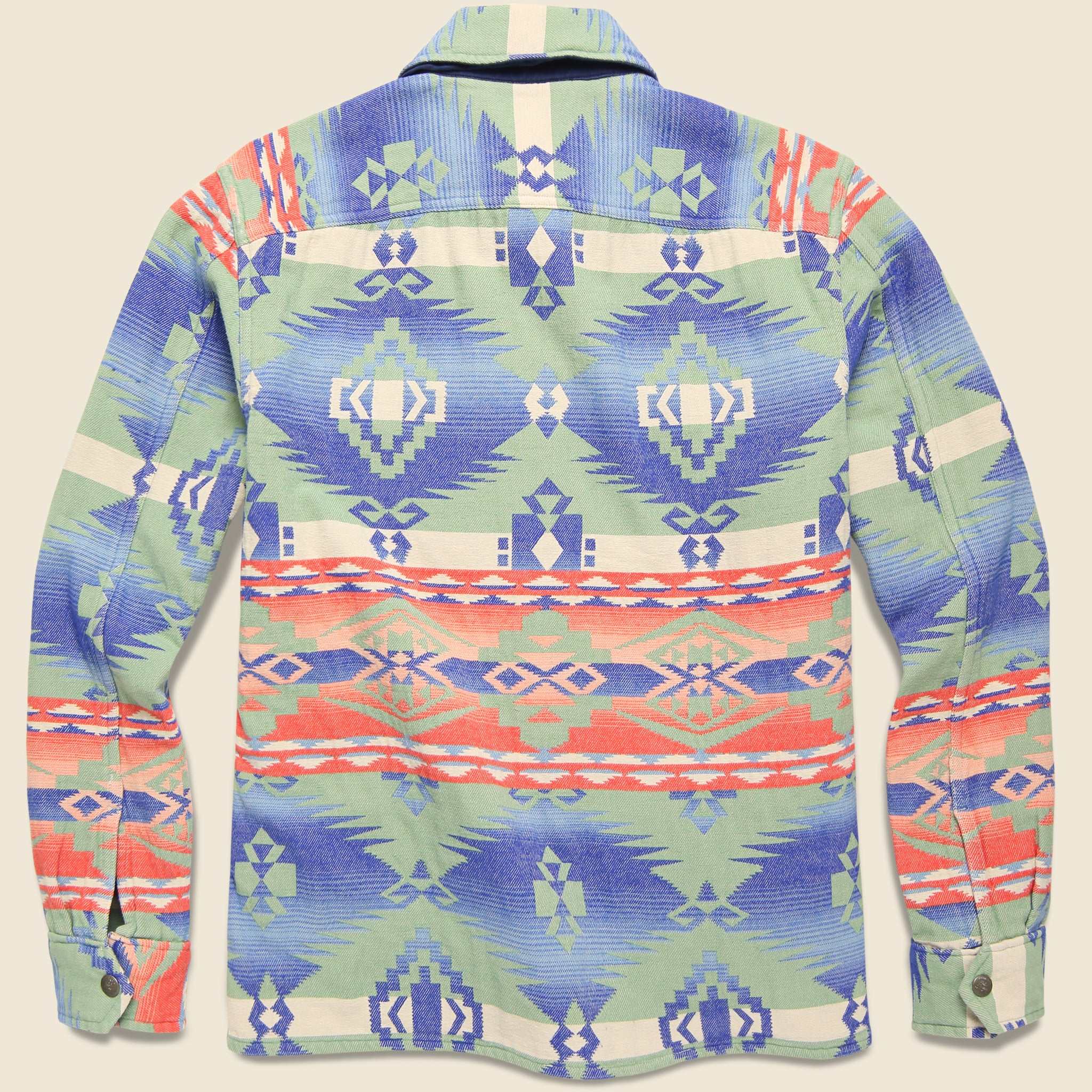 Brown Bear Overshirt - Sage/Multi - Image 2