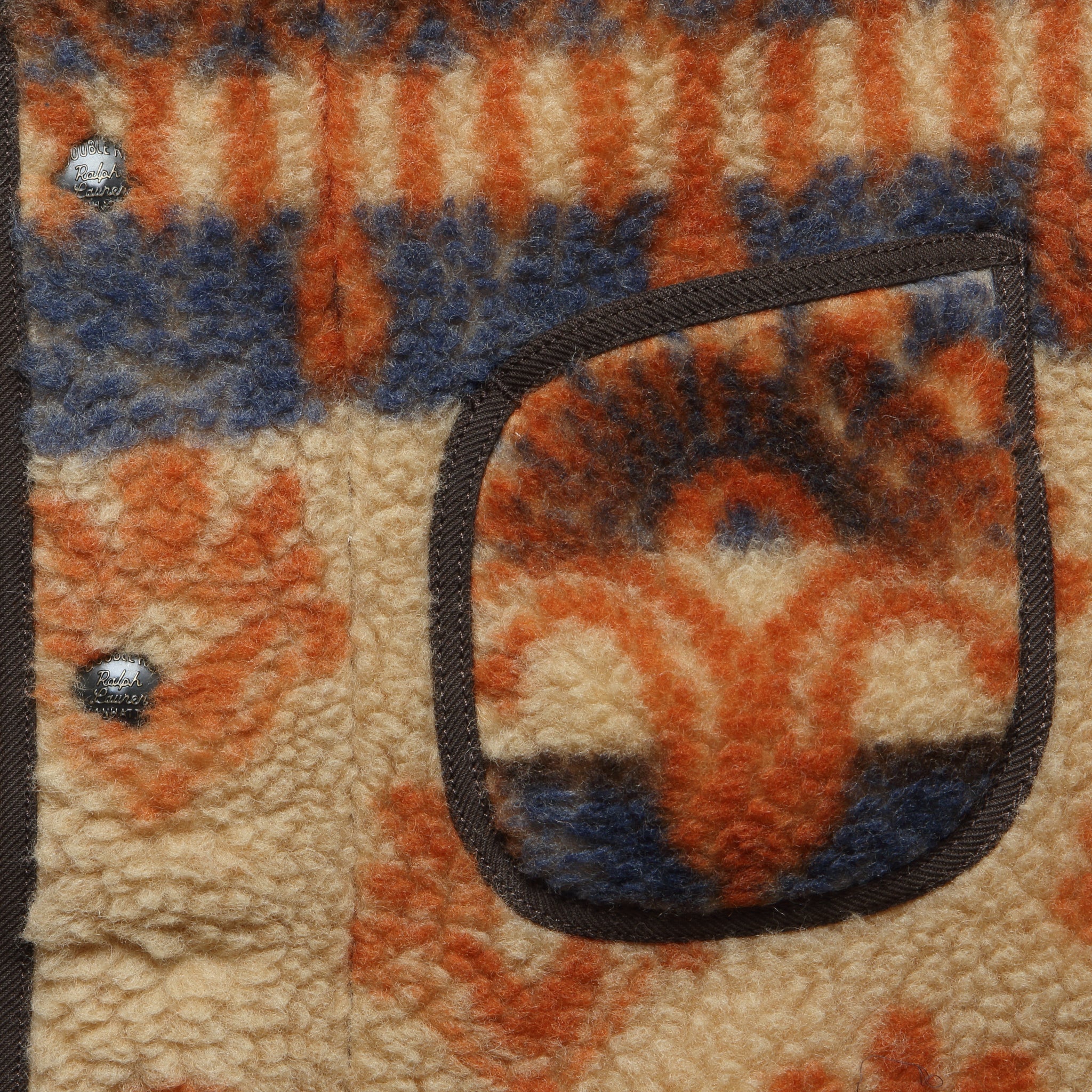 Bryn Fleece Jacket - Orange - Image 2