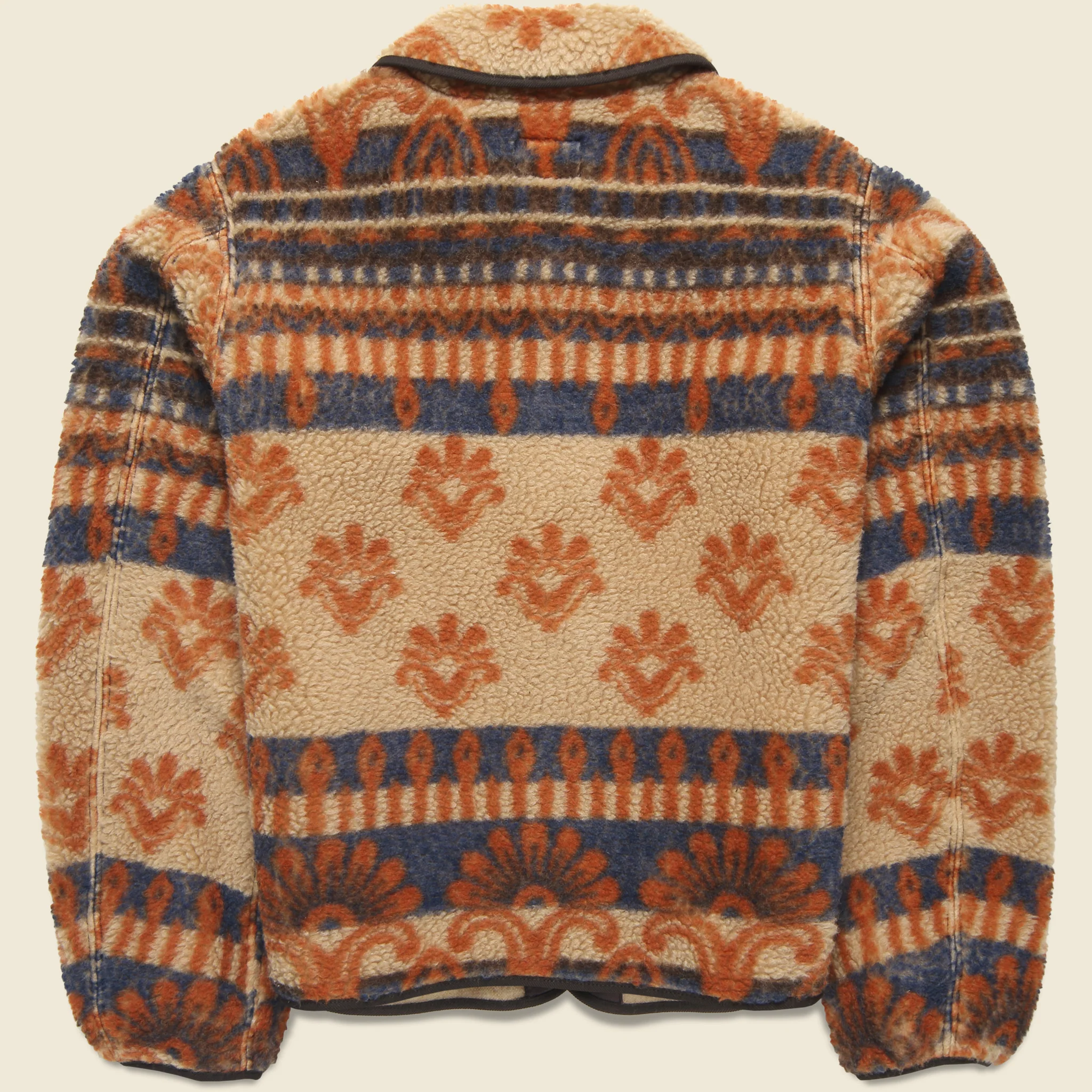 Bryn Fleece Jacket - Orange - Image 3