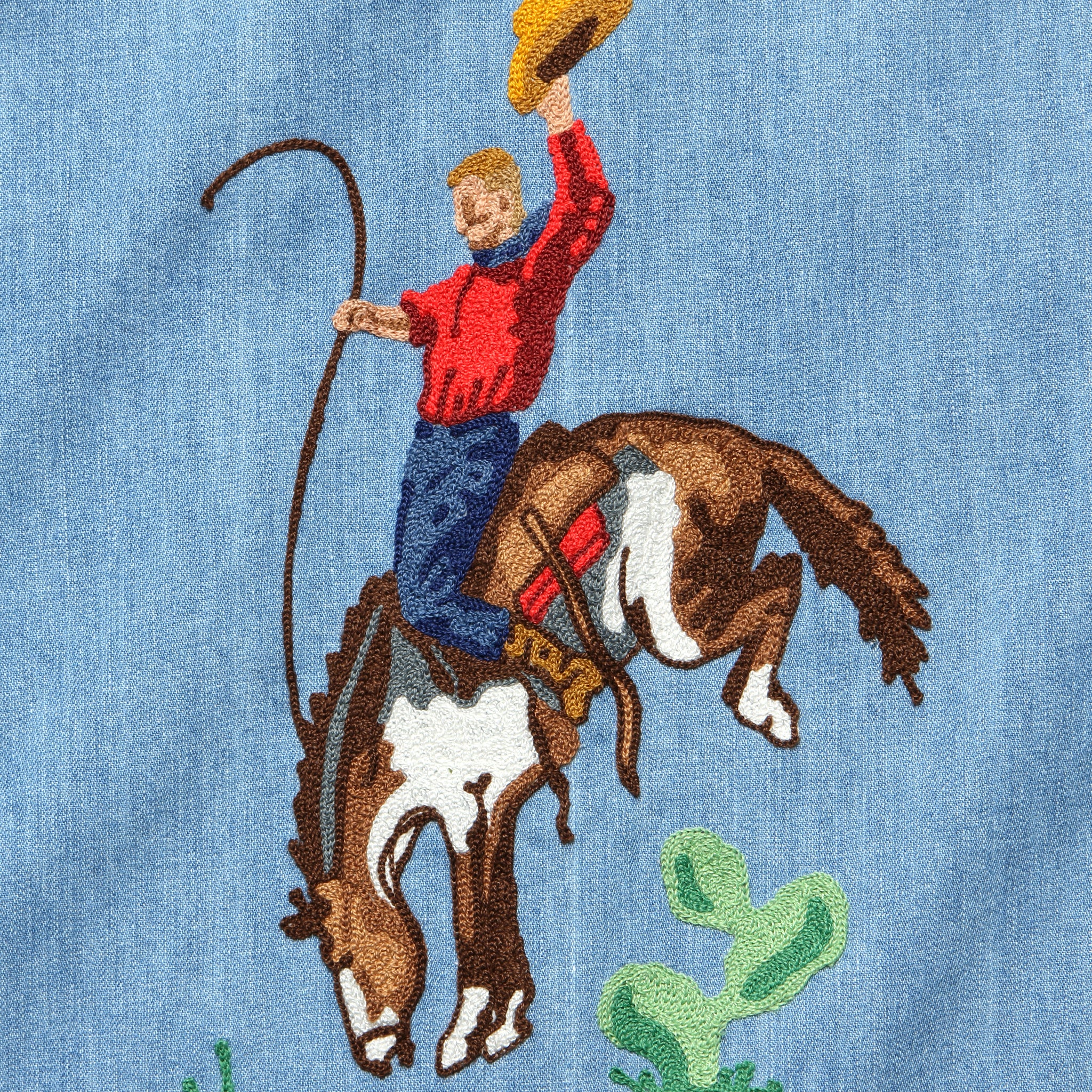 Bucking Bronco Western Shirt - Image 2