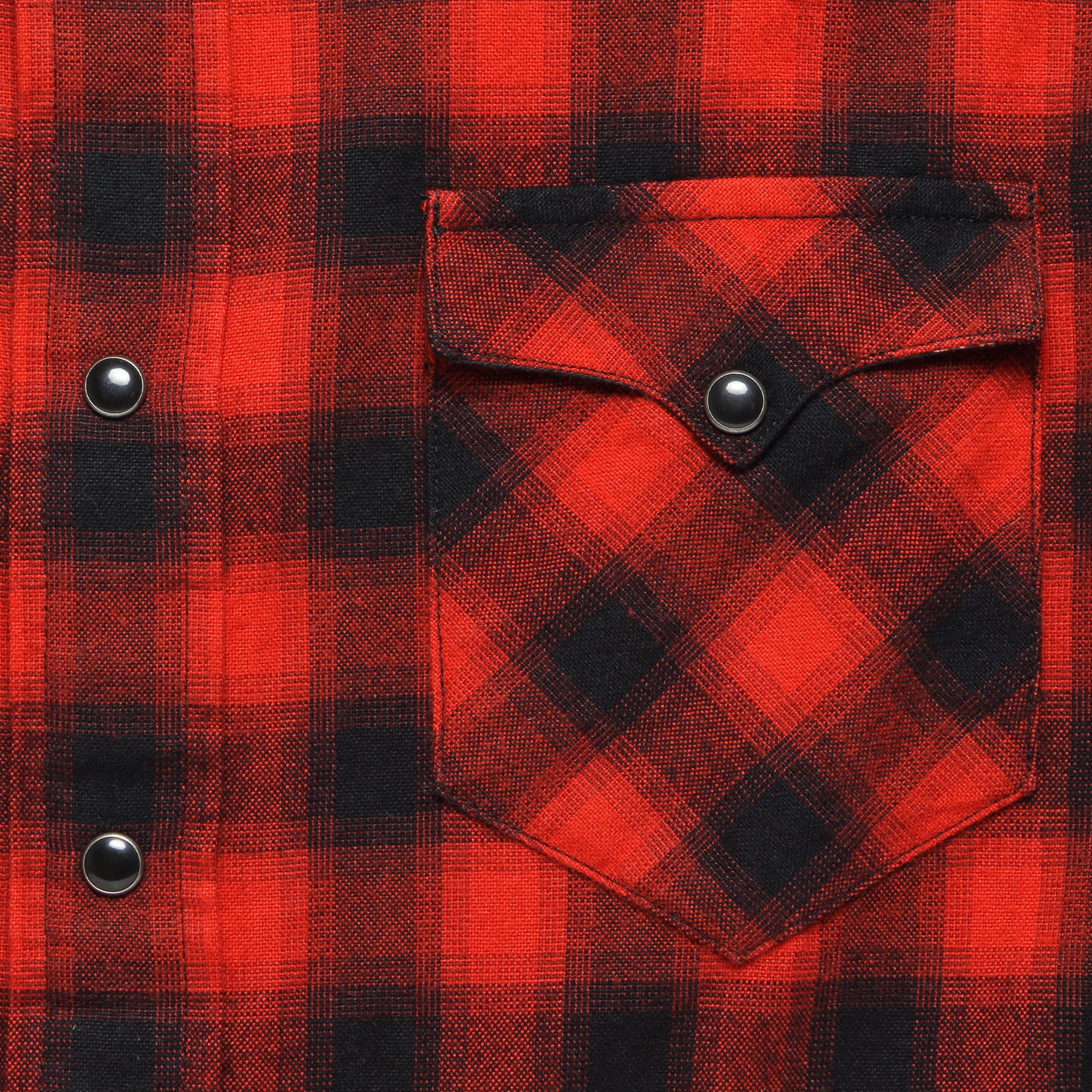 Buffalo Western Shirt - Red/Black - Image 3