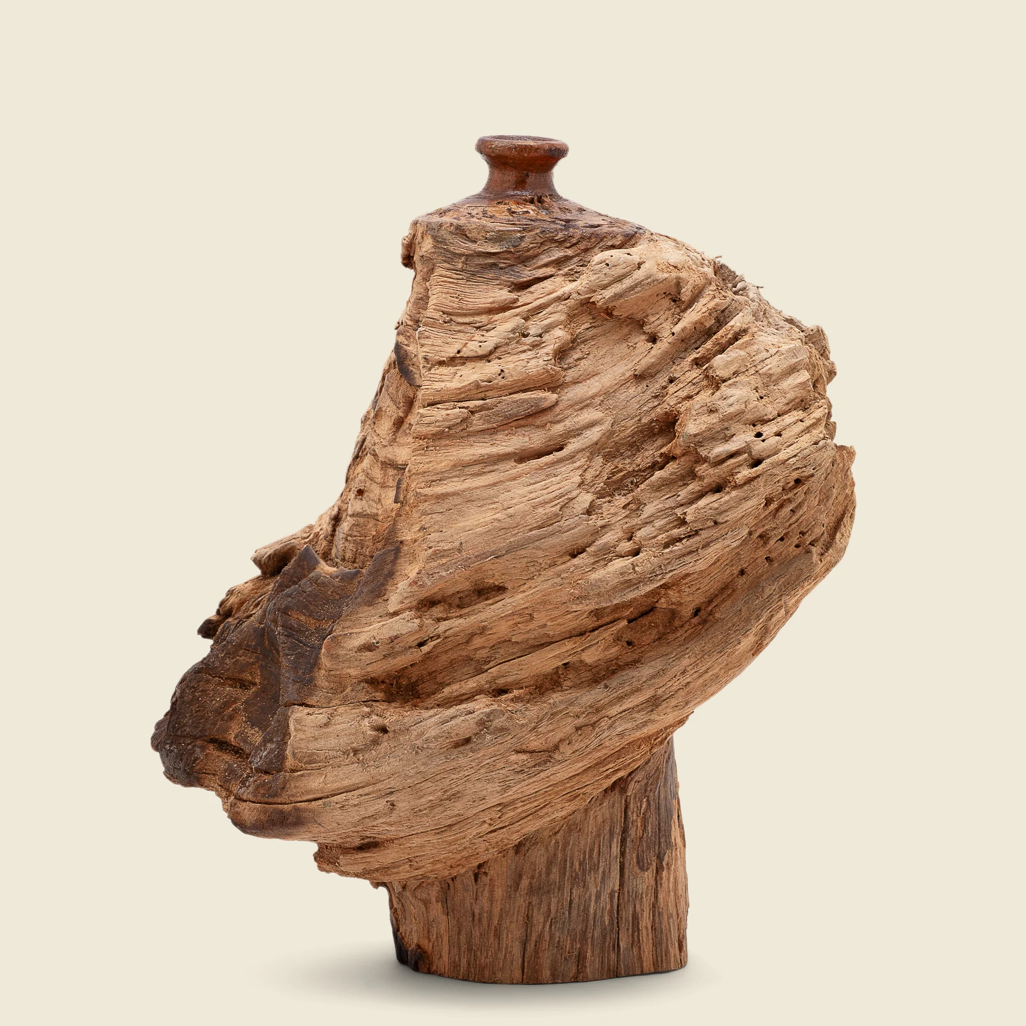 Burled Wood Cloud Vase #2