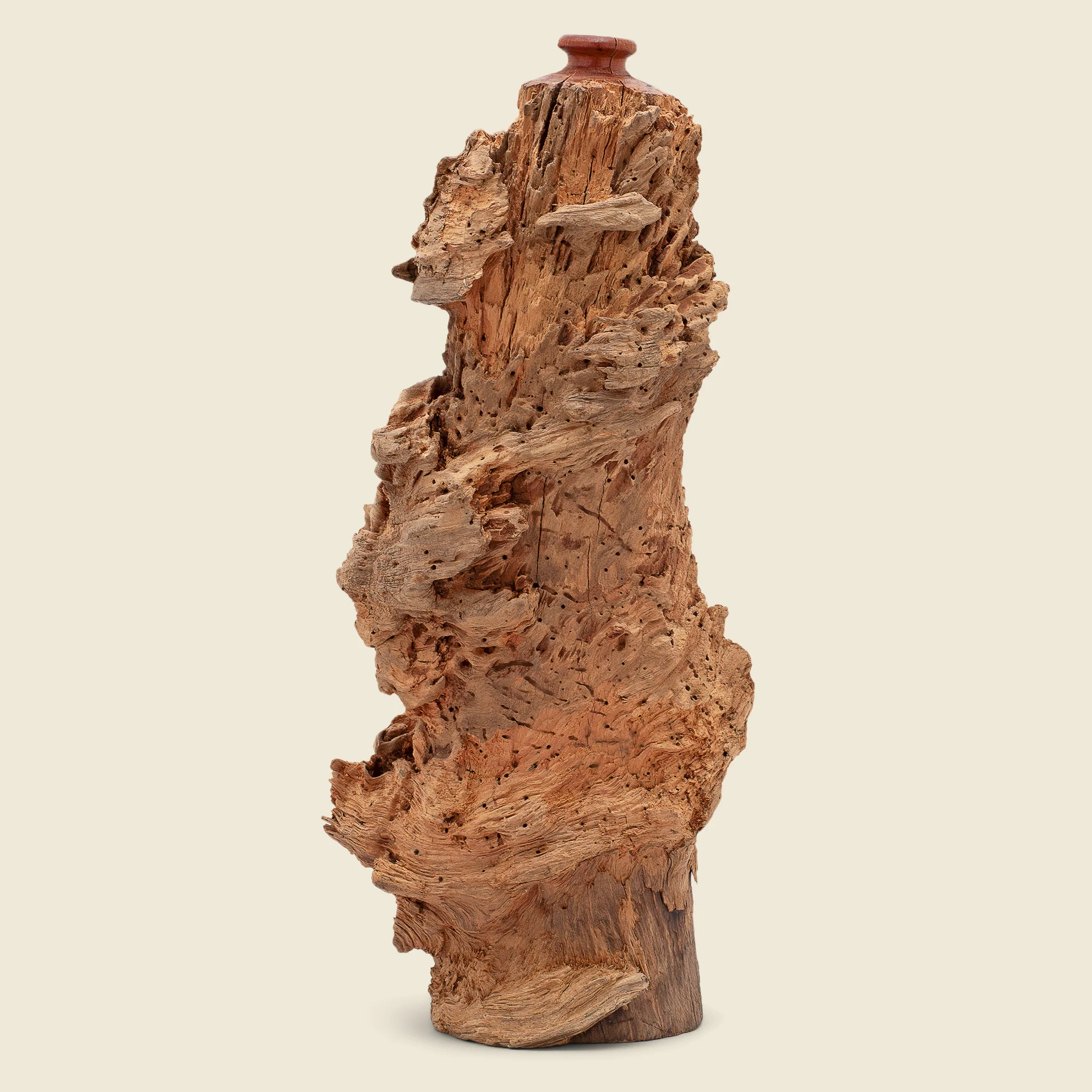 Burled Wood Cloud Vase #3