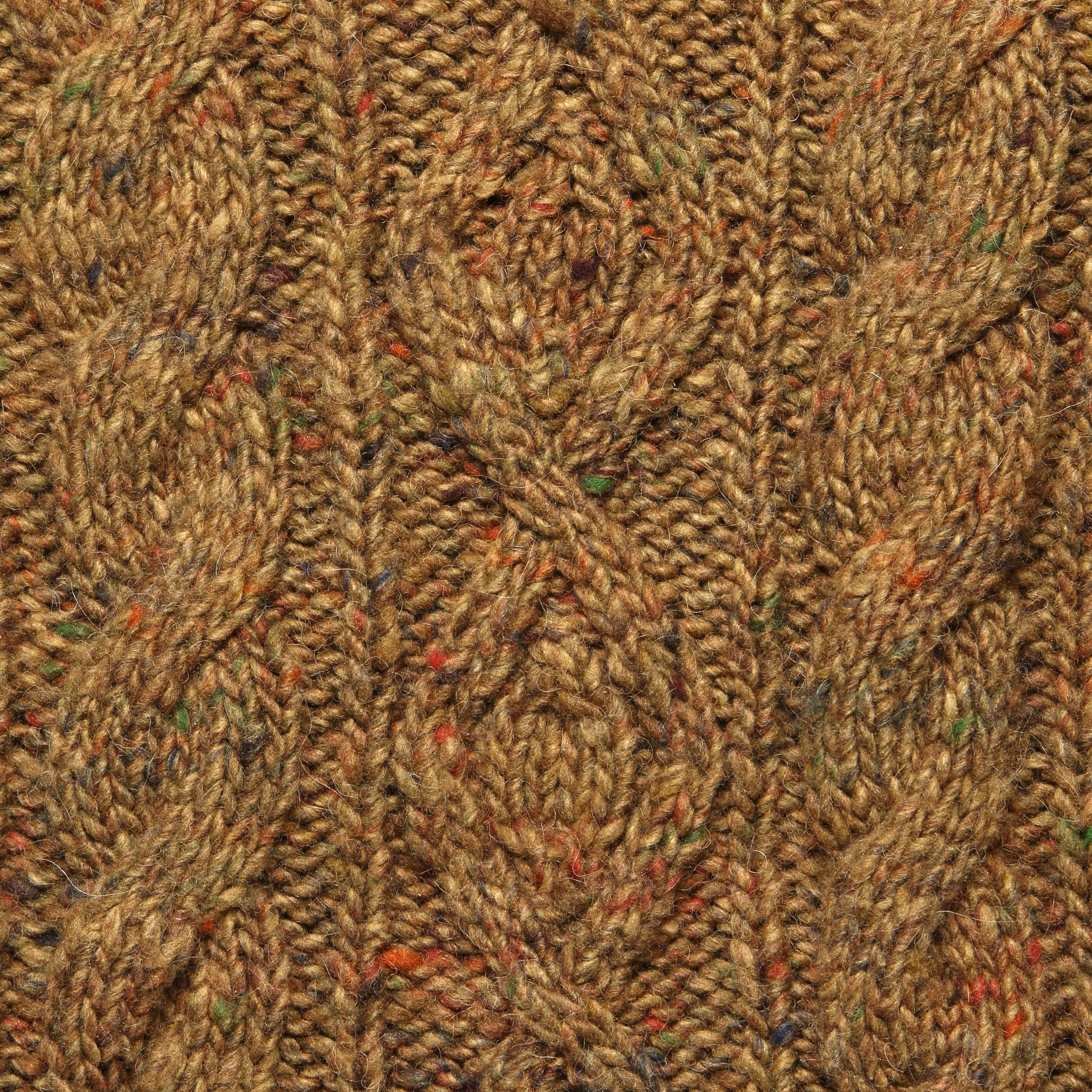 Cable Turtleneck - Tan Donegal/Multi - Image 3