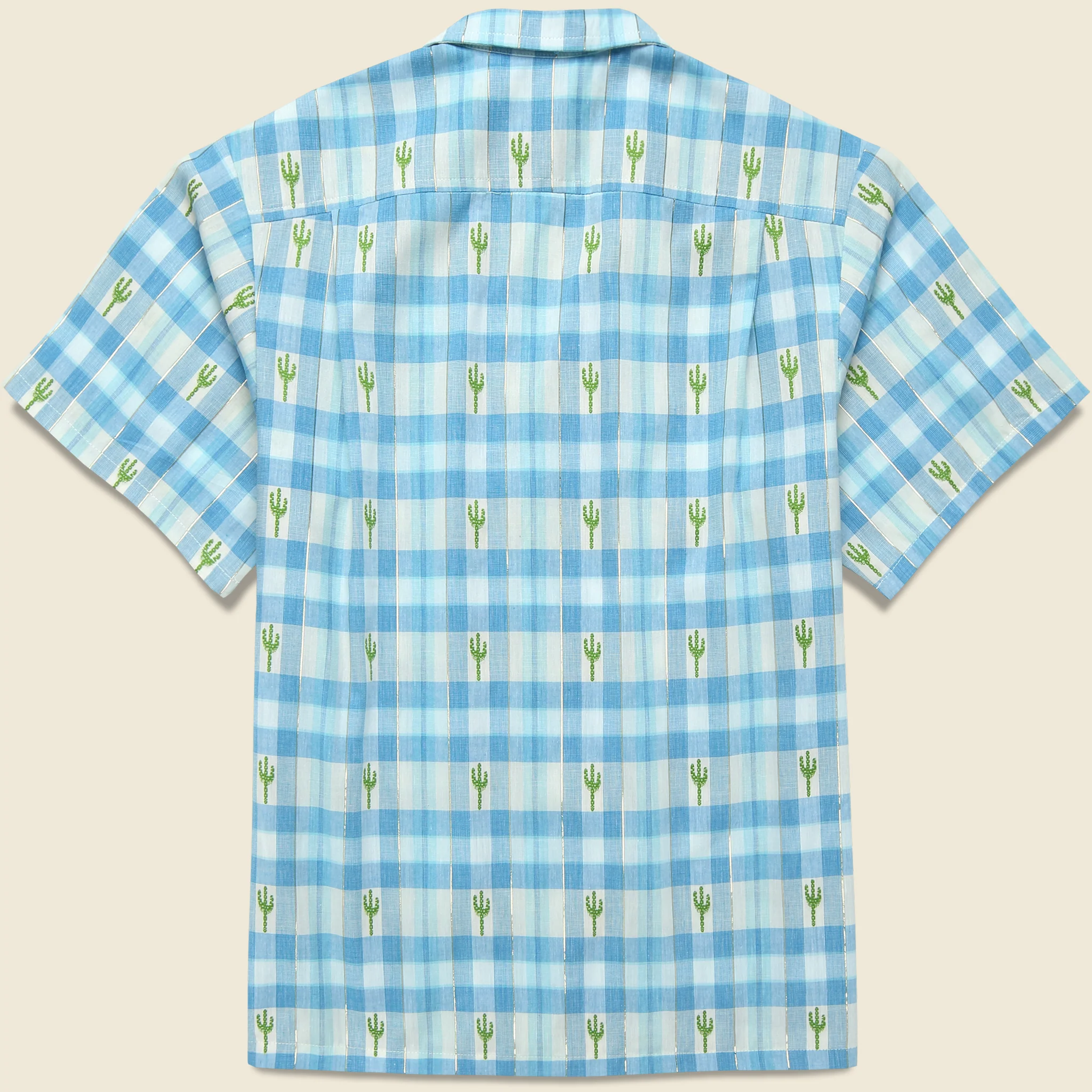 Cactus Camp Shirt - Blue - Image 2