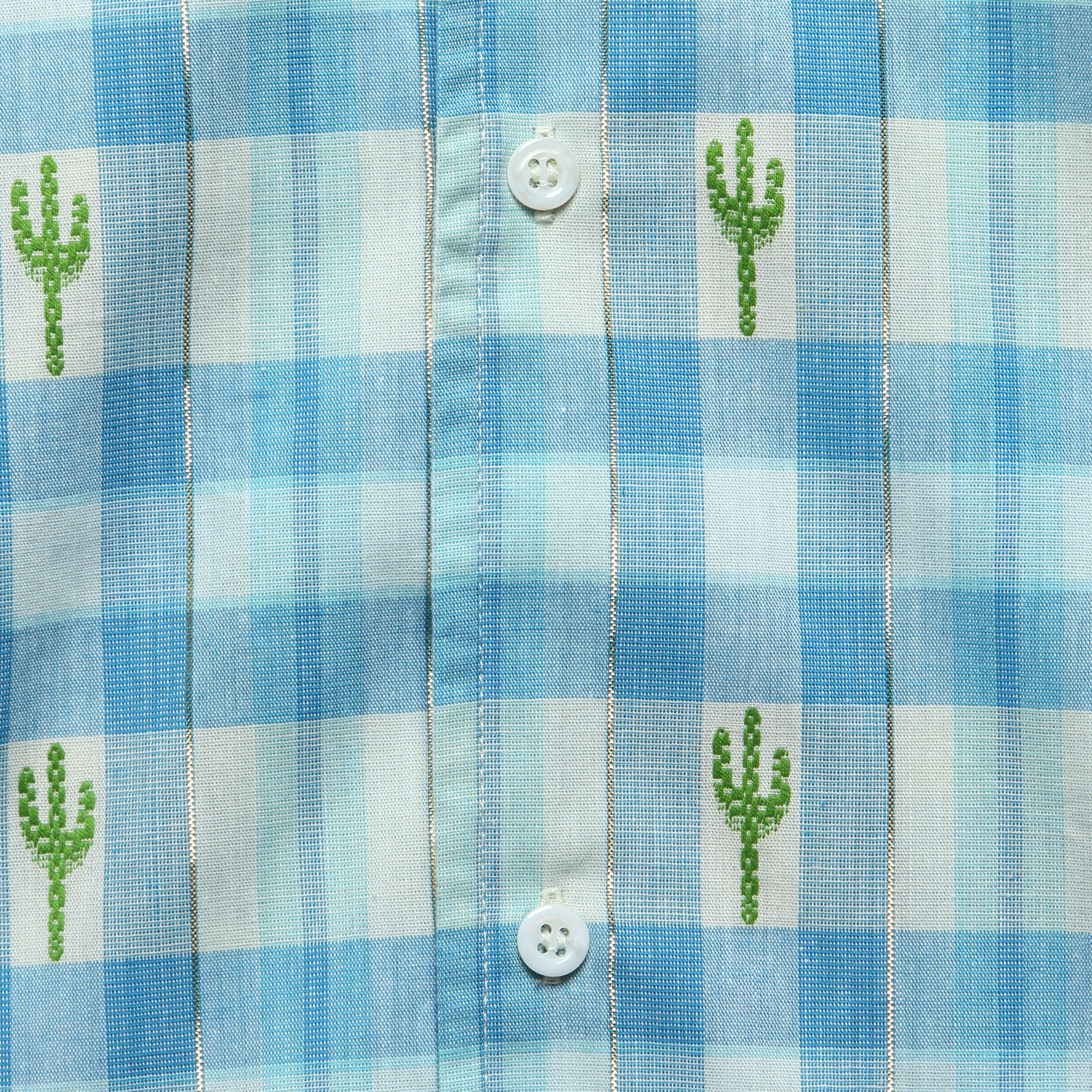 Cactus Camp Shirt - Blue - Image 3