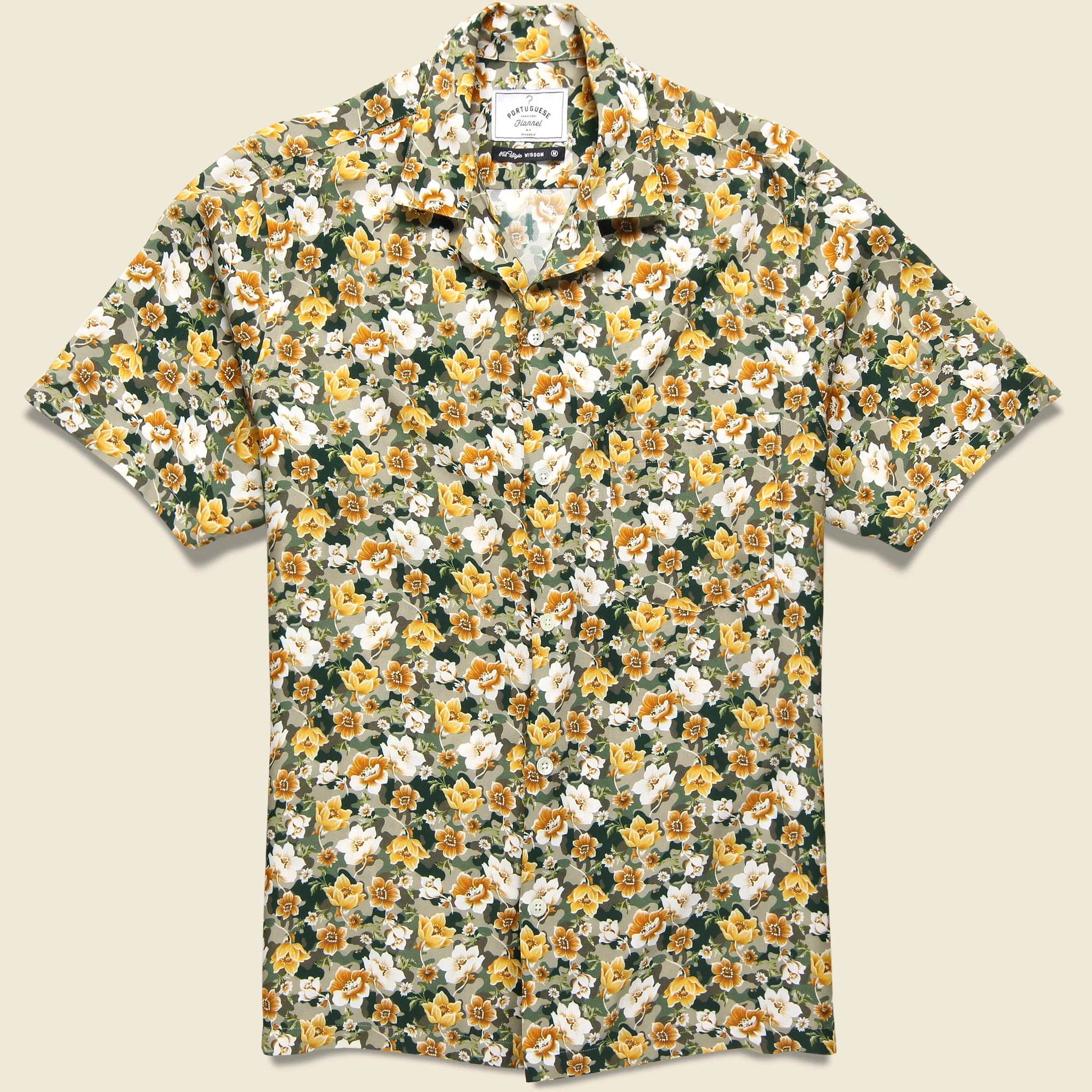 Camo Flower Shirt - Brown Multi