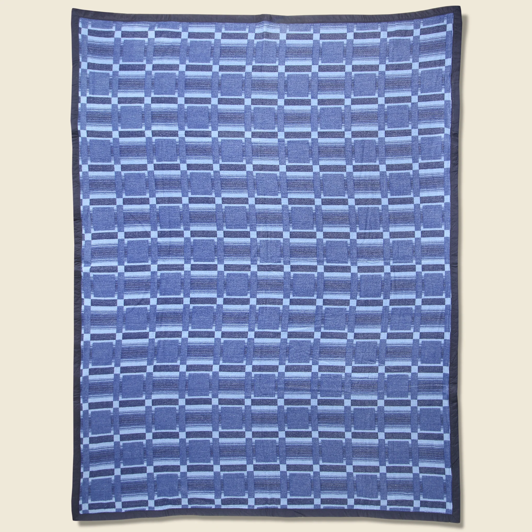 Blue Camp Blanket
