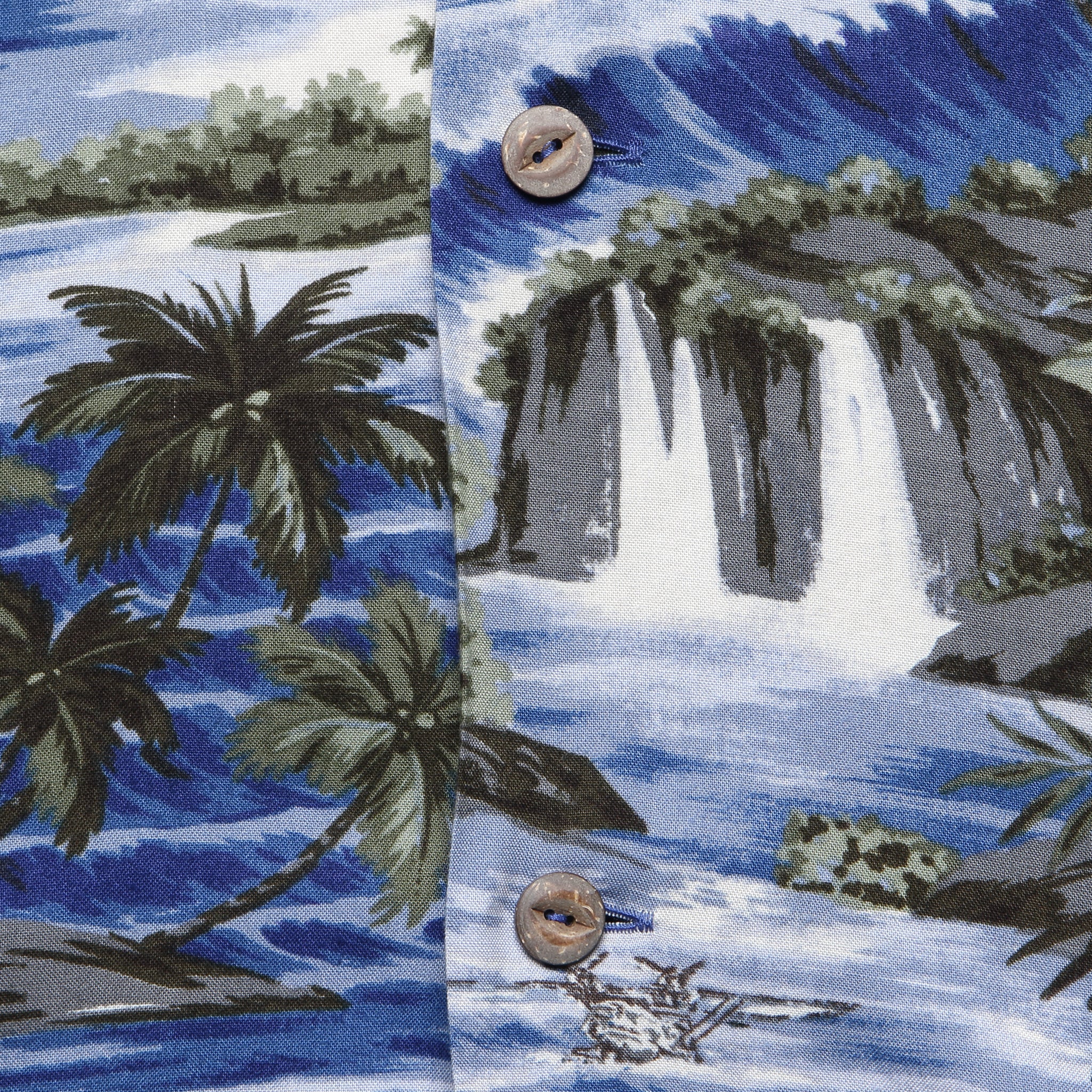 Aloha Camp Shirt - Blue - Image 3
