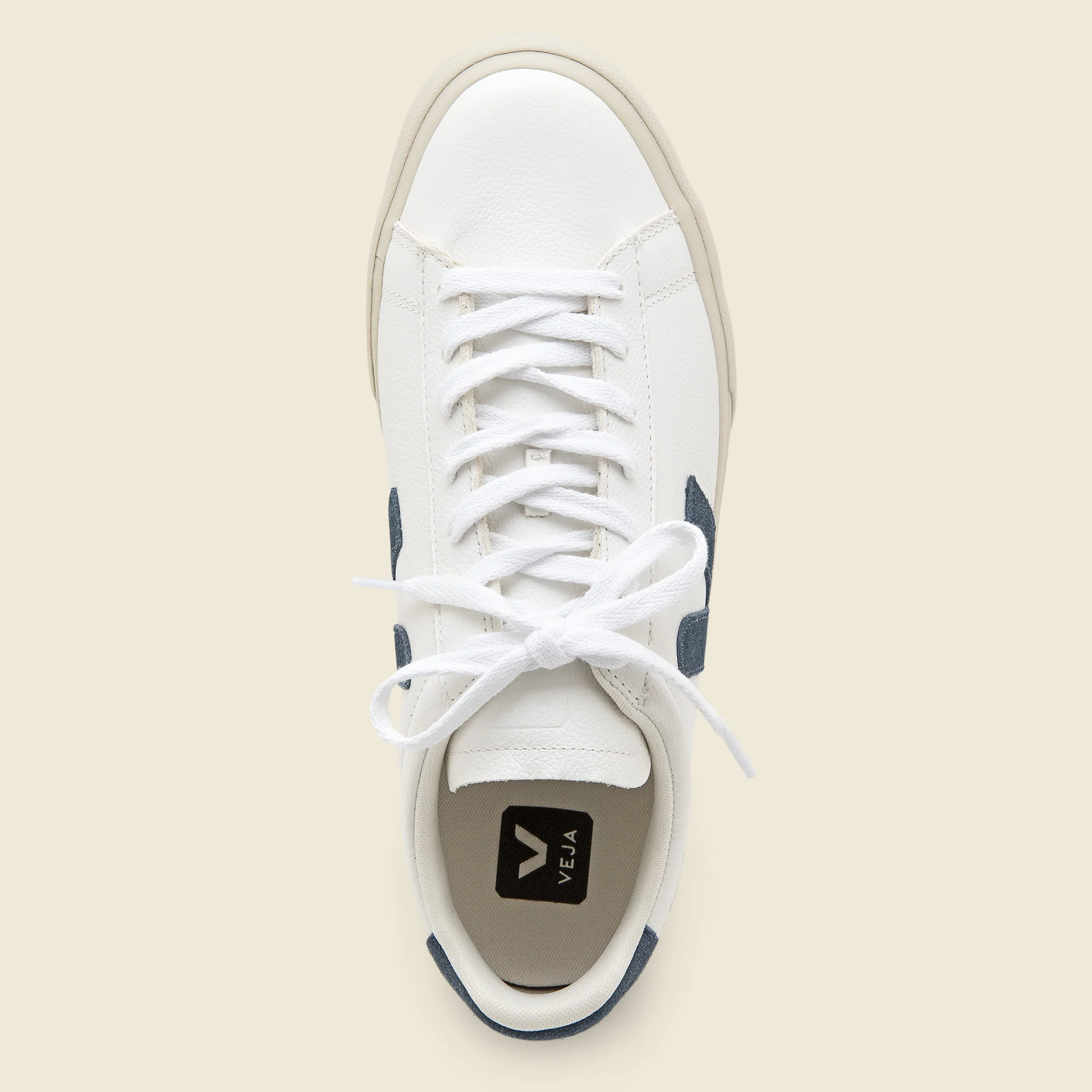 Campo Leather Sneaker - Extra White/California Blue - Image 2