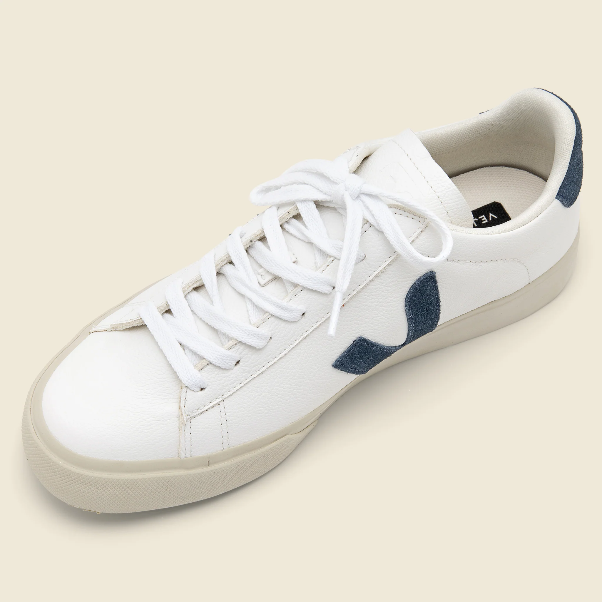 Campo Leather Sneaker - Extra White/California Blue - Image 4