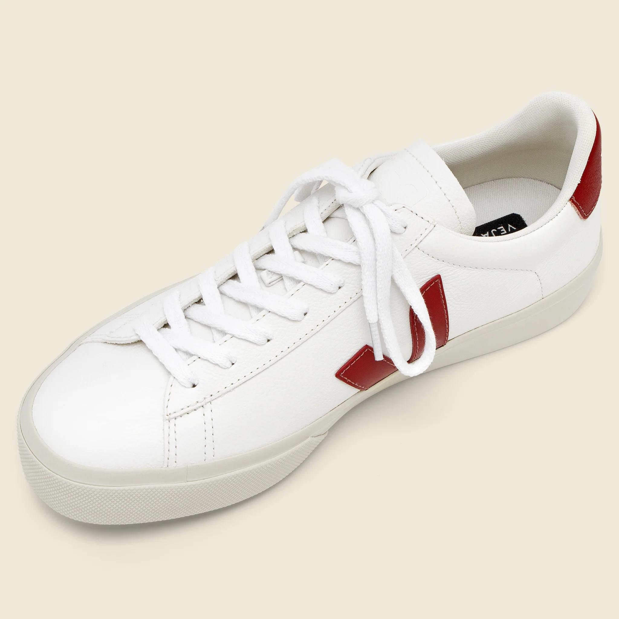 Campo ChromeFree Leather Sneaker - Extra White/Rouille - Image 4