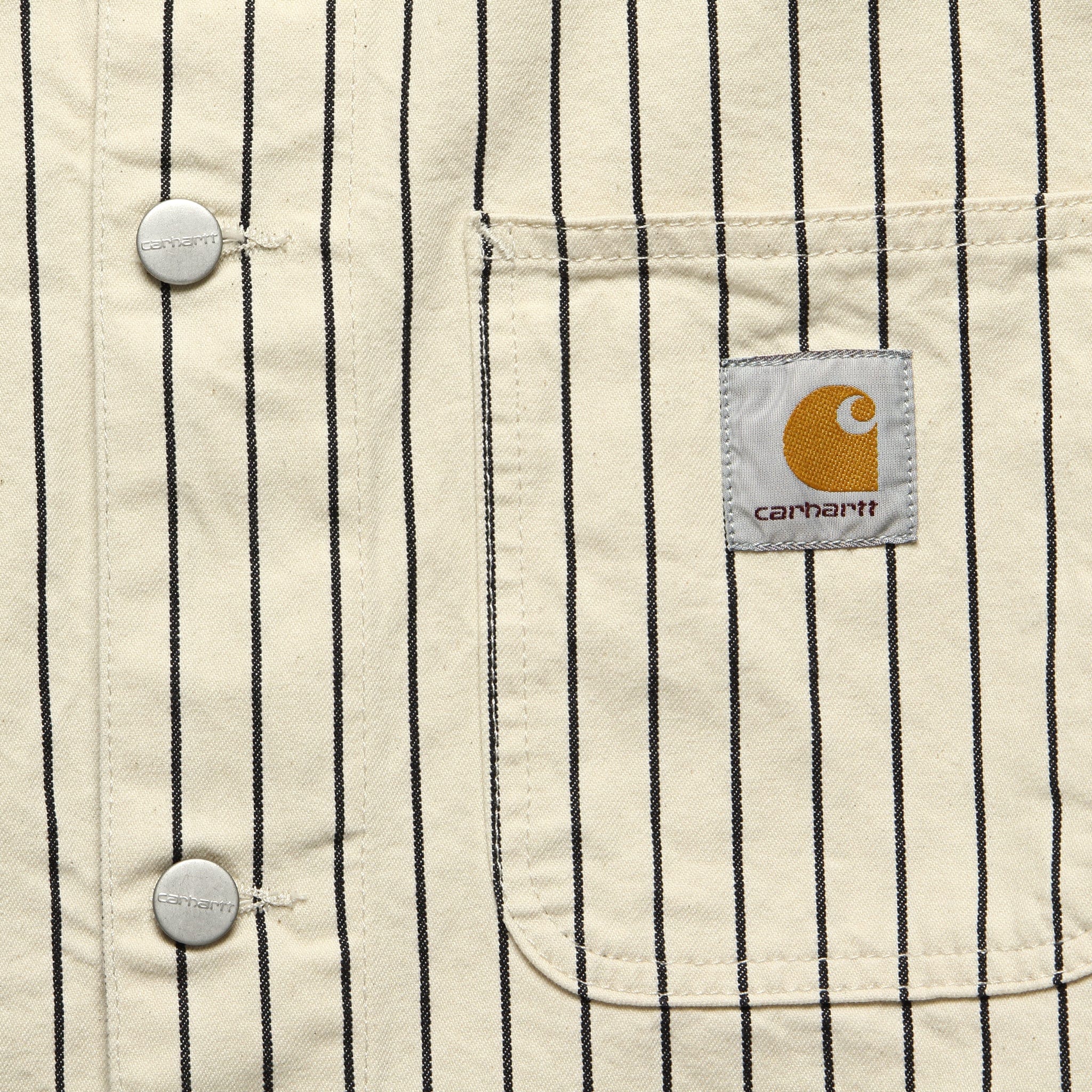 Trade Stripe Michigan Chore Coat - Wax/Black - Image 3