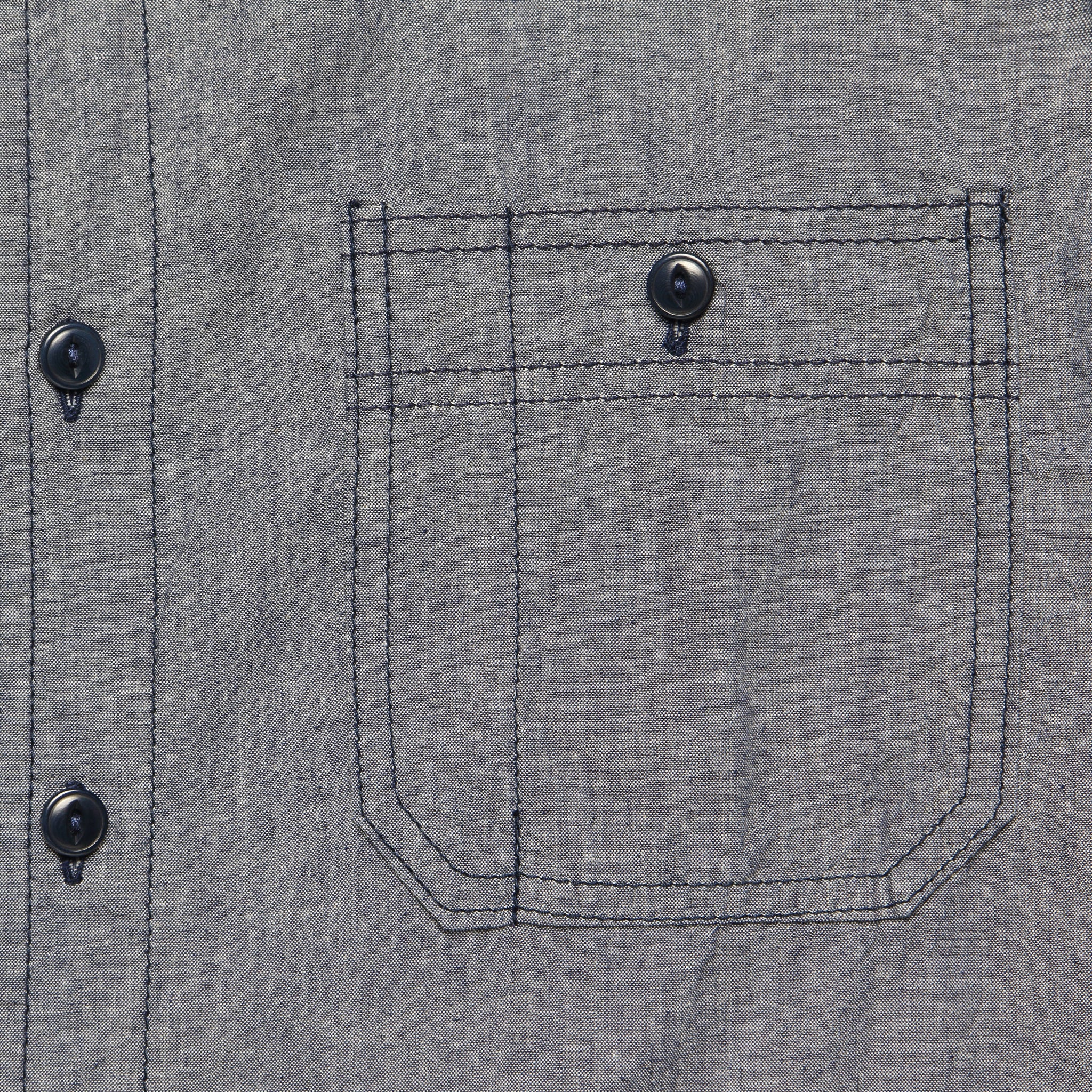 Carter Chambray Shirt - Grey - Image 3
