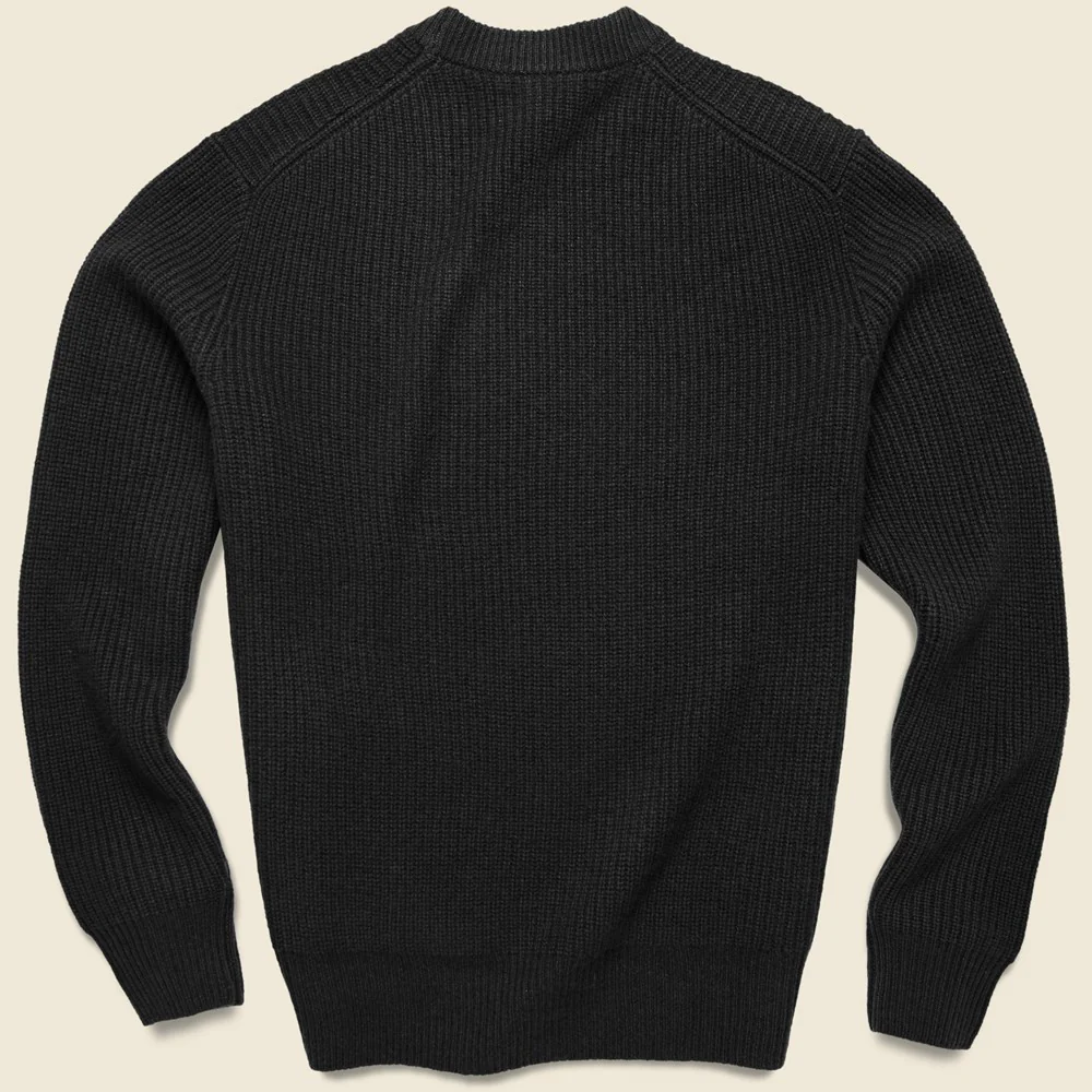 Cashmere Jordan Sweater - Black - Image 3