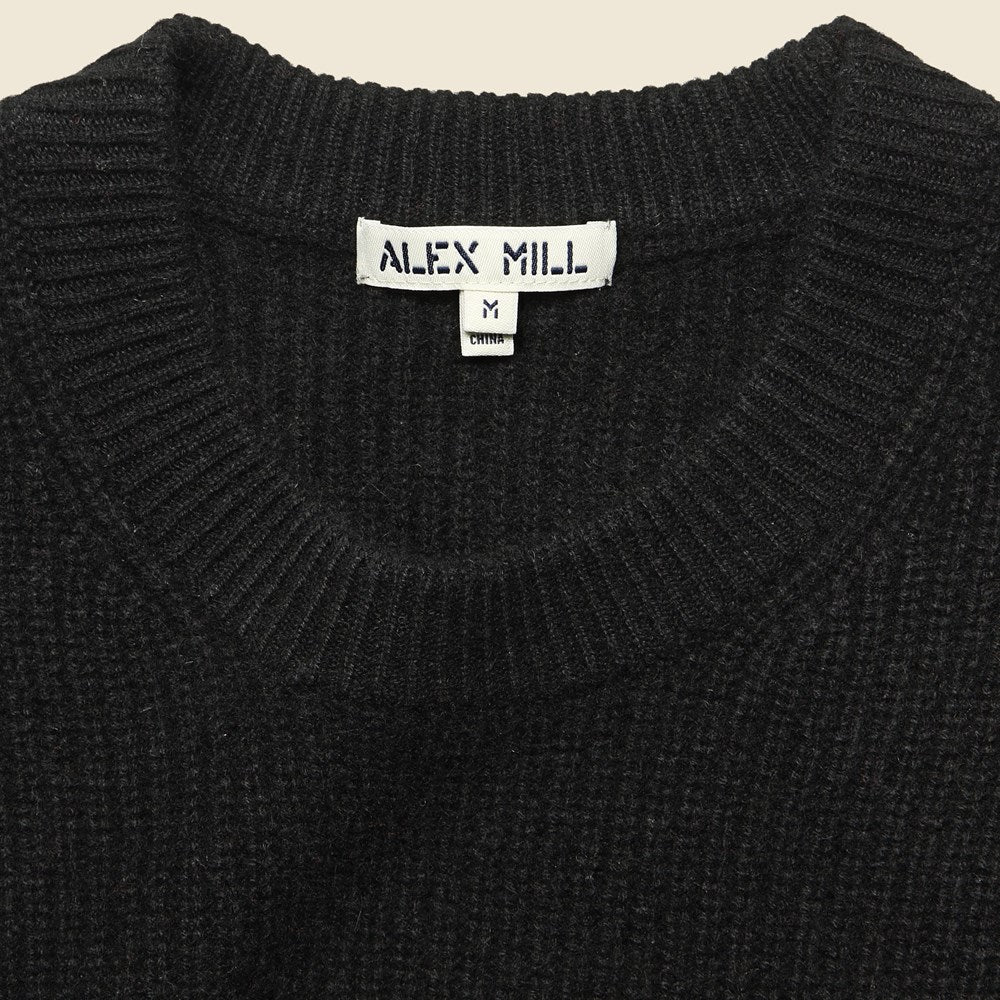 Cashmere Jordan Sweater - Black - Image 4