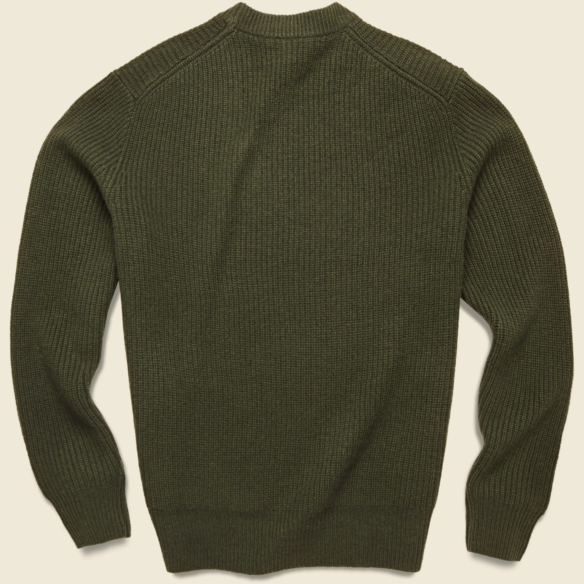 Cashmere Jordan Sweater - Deep Olive - Image 2