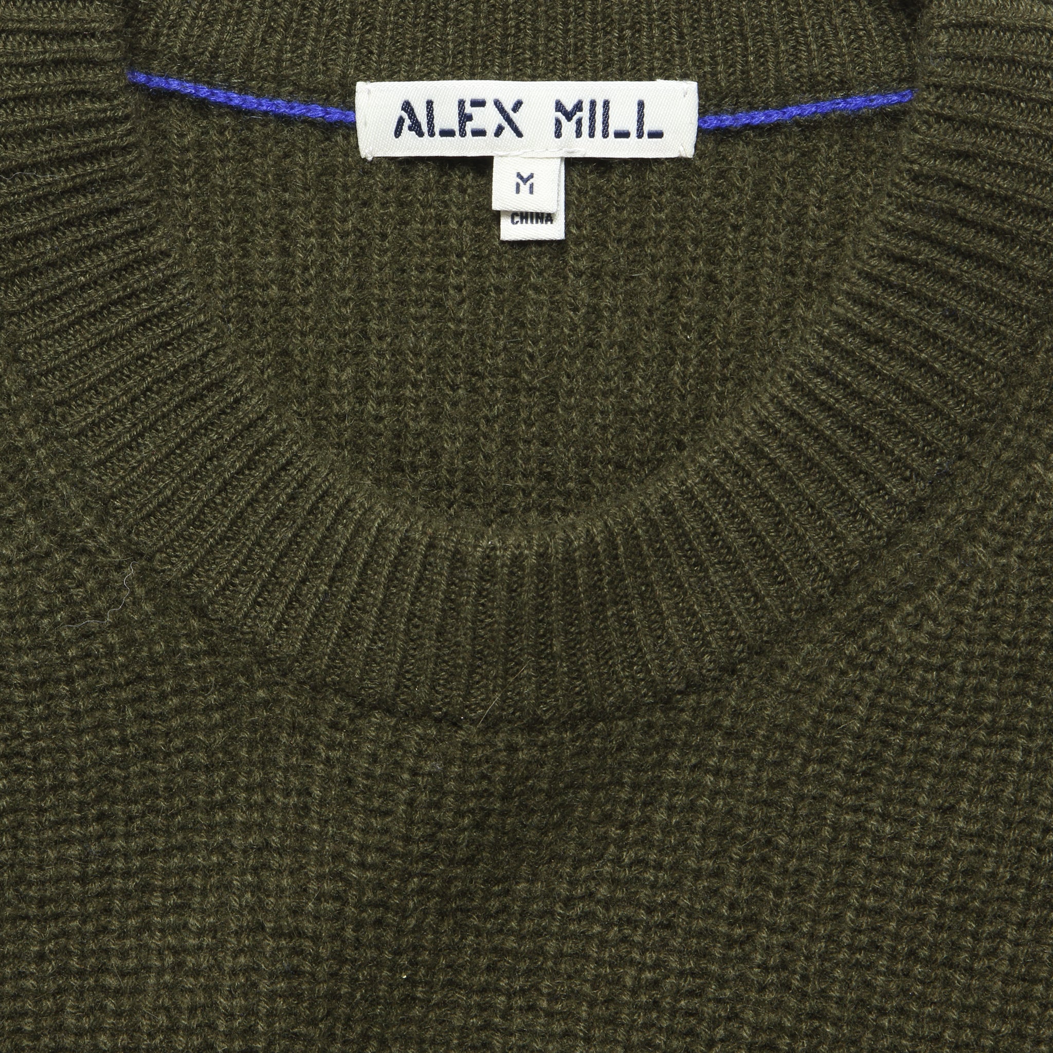 Cashmere Jordan Sweater - Deep Olive - Image 3