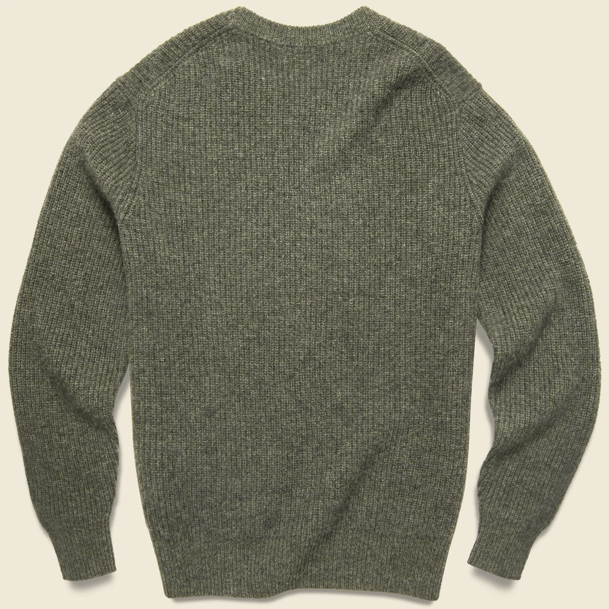 Cashmere Jordan Sweater - Heather Olive - Image 2