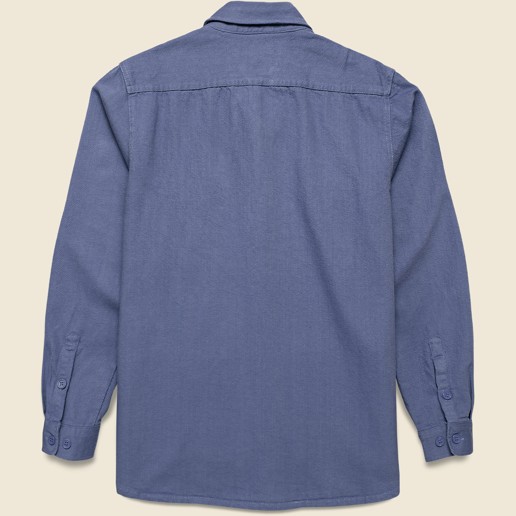Cavalry Twill Workshirt - Blue - Image 2