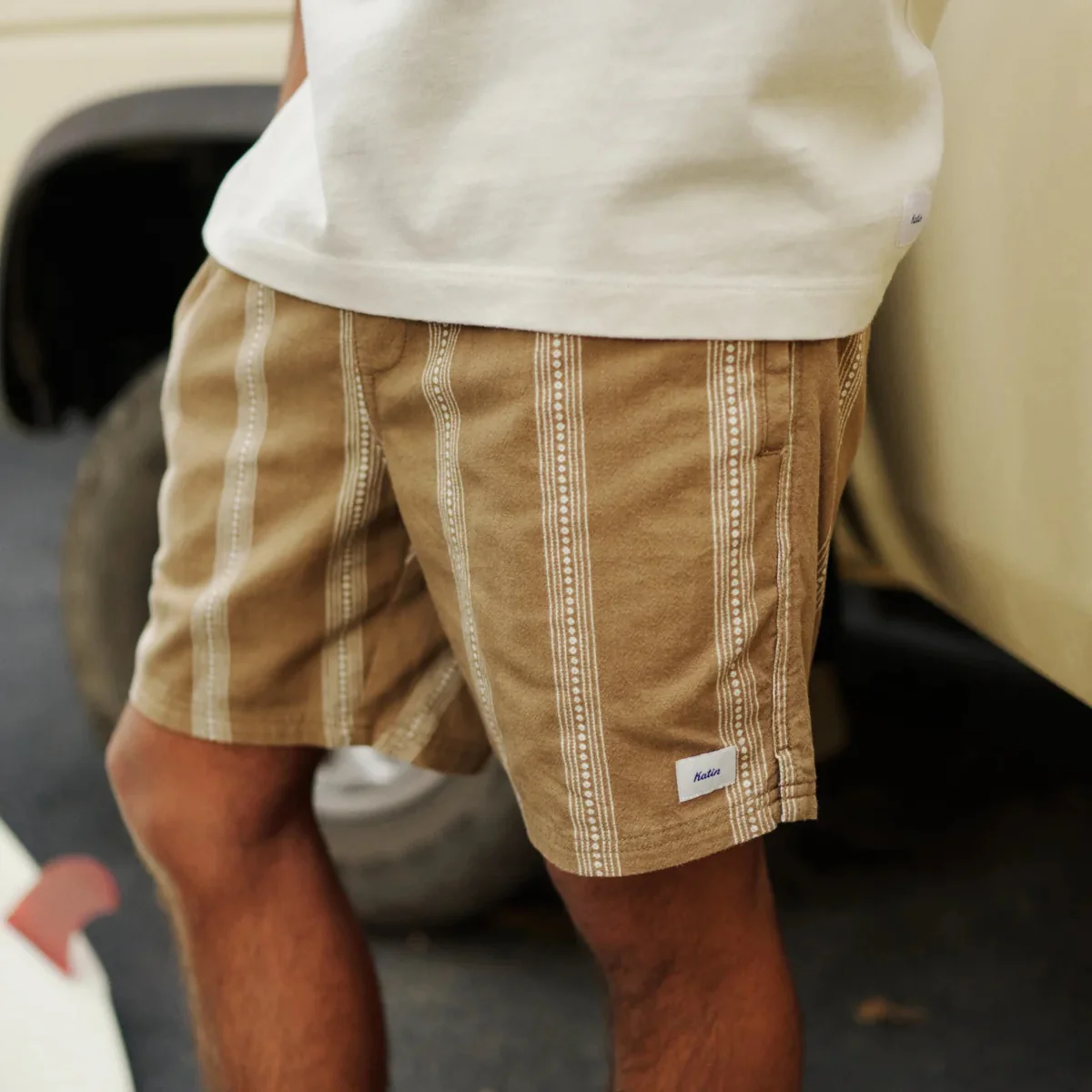 6.5" Cedar Local Shorts - Light Brown - Image 2