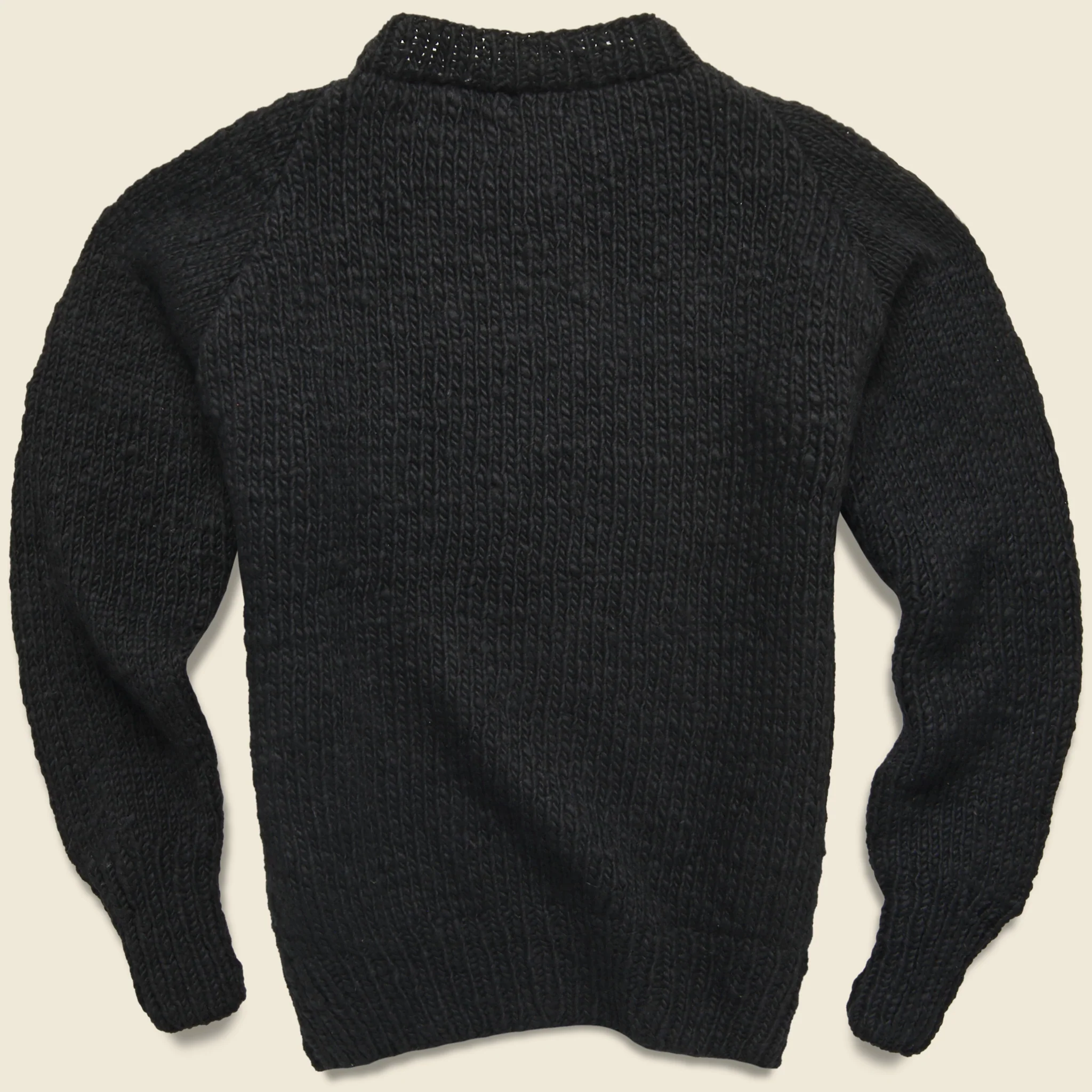 Flag Pullover Sweater - Black - Image 2