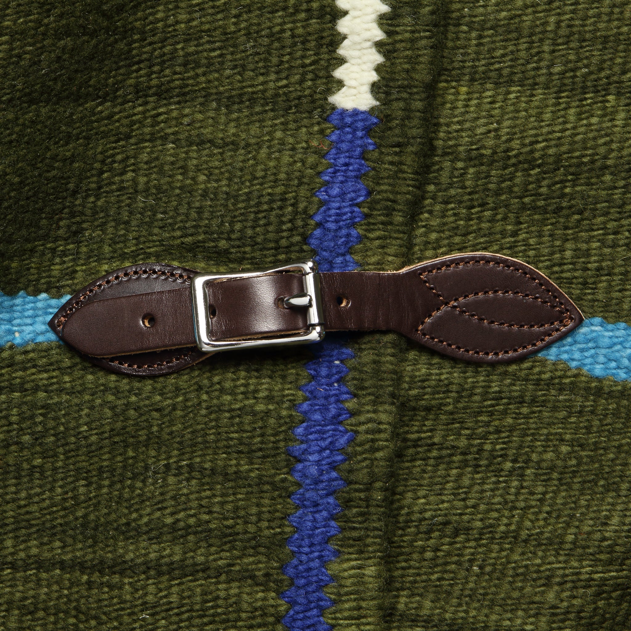 Merino Wool Blanket Poncho - Thunderbird - Image 3