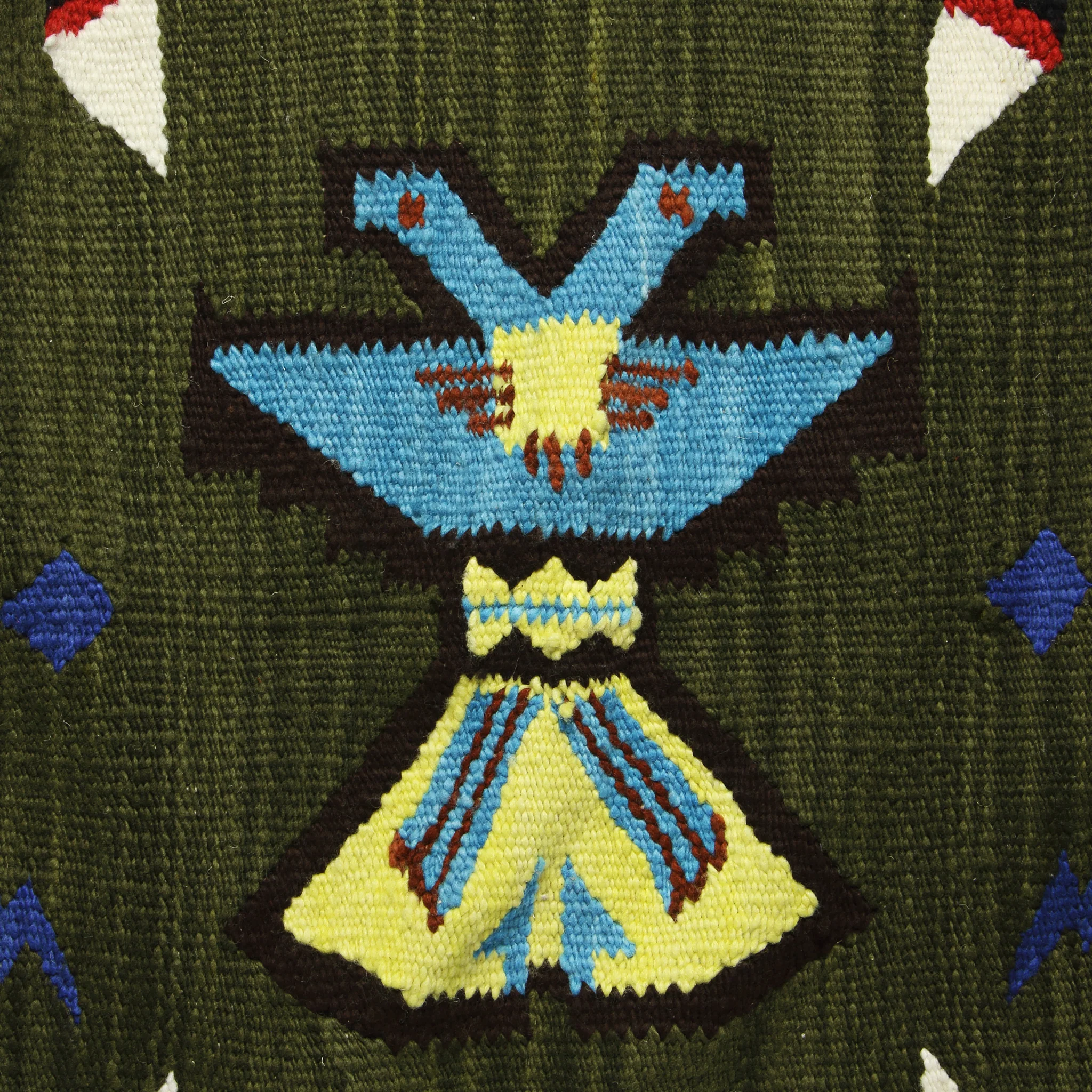 Merino Wool Blanket Poncho - Thunderbird - Image 4