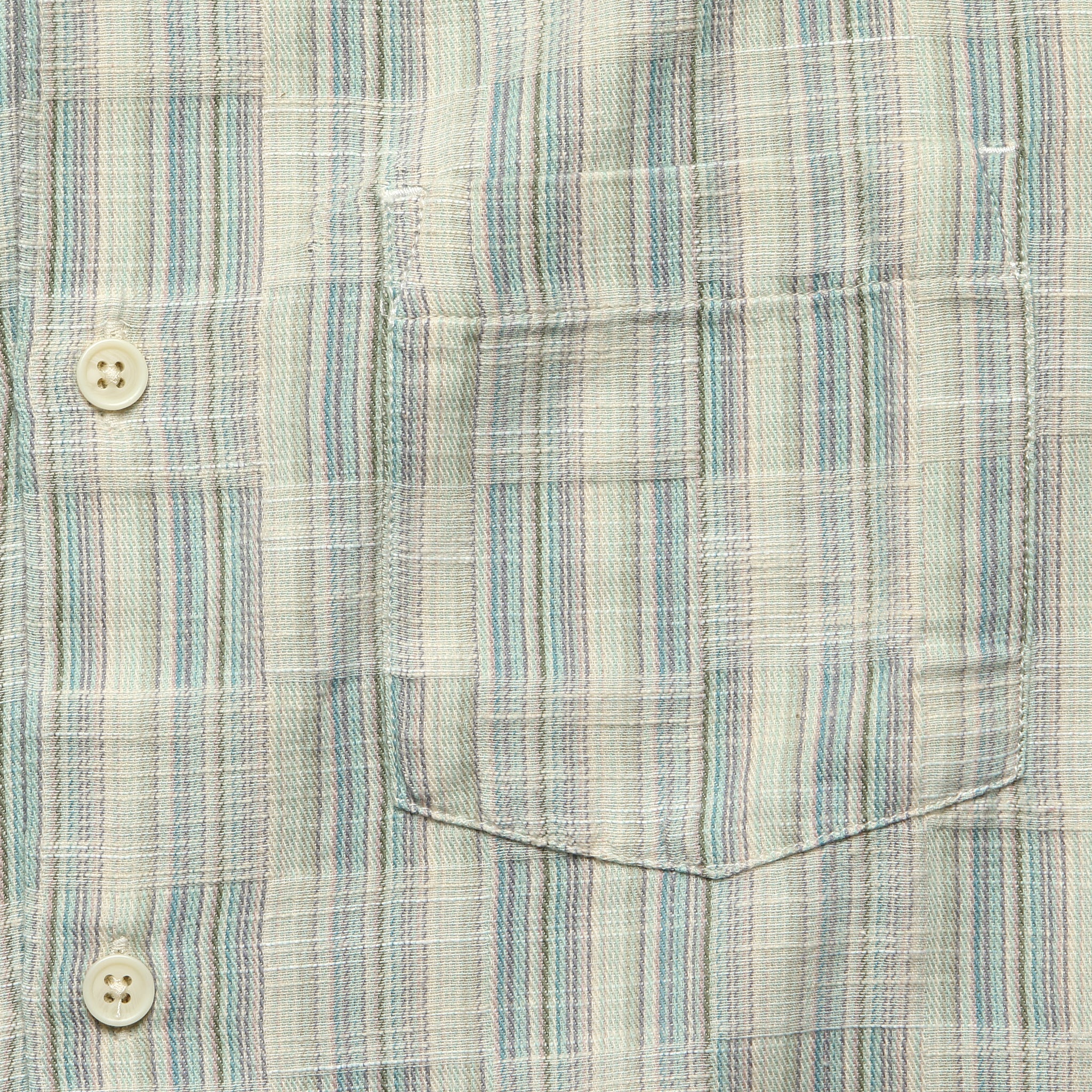 Check Jacquard Shirt - Blue - Image 3