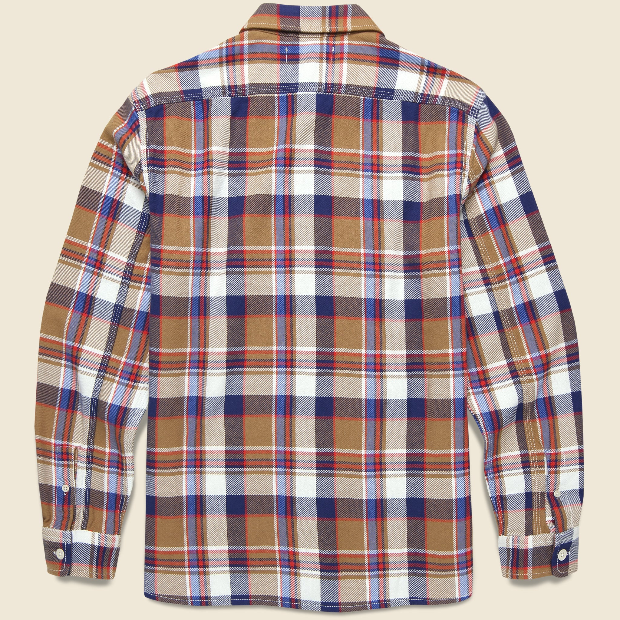 Flannel Chore Shirt - Golden Khaki - Image 2
