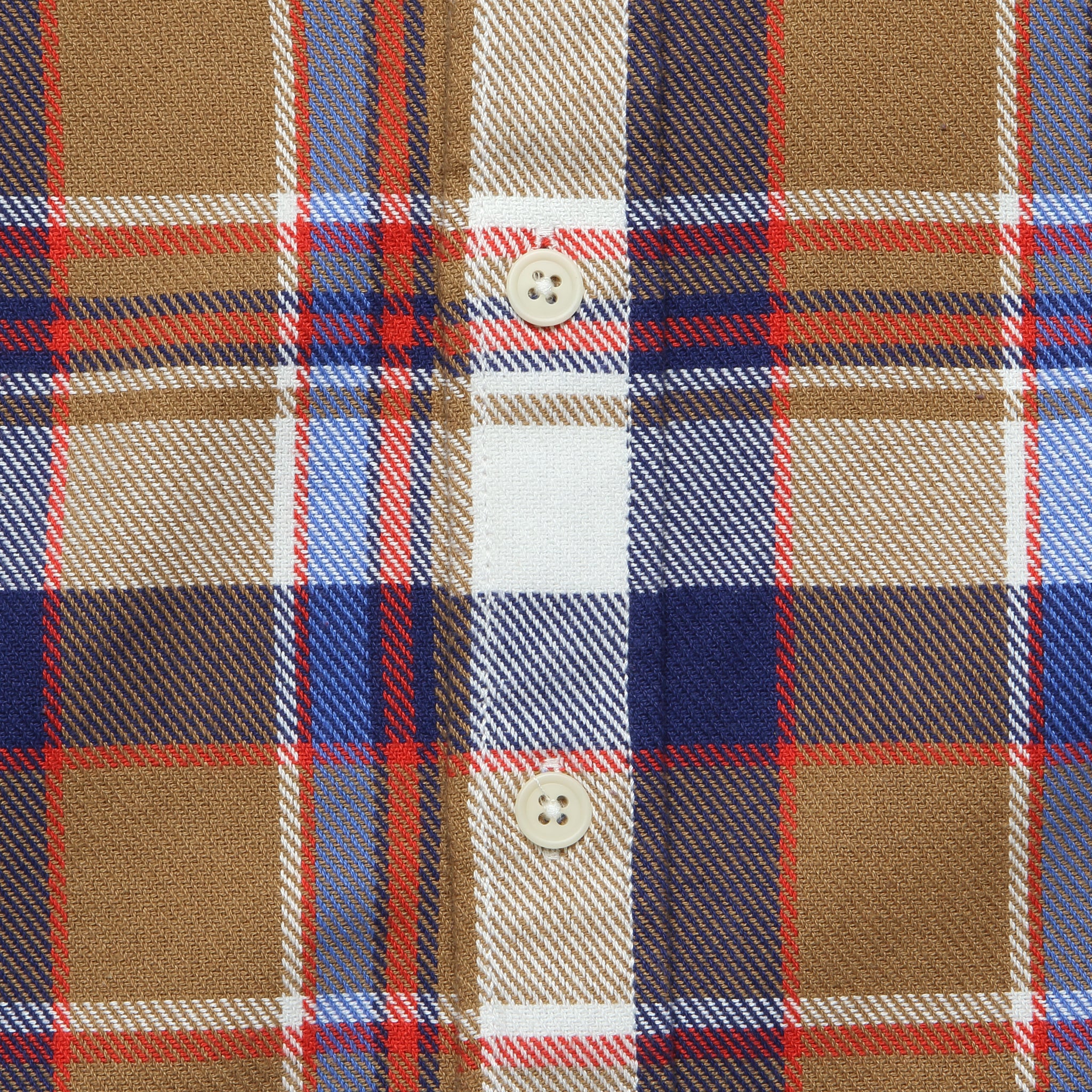 Flannel Chore Shirt - Golden Khaki - Image 3
