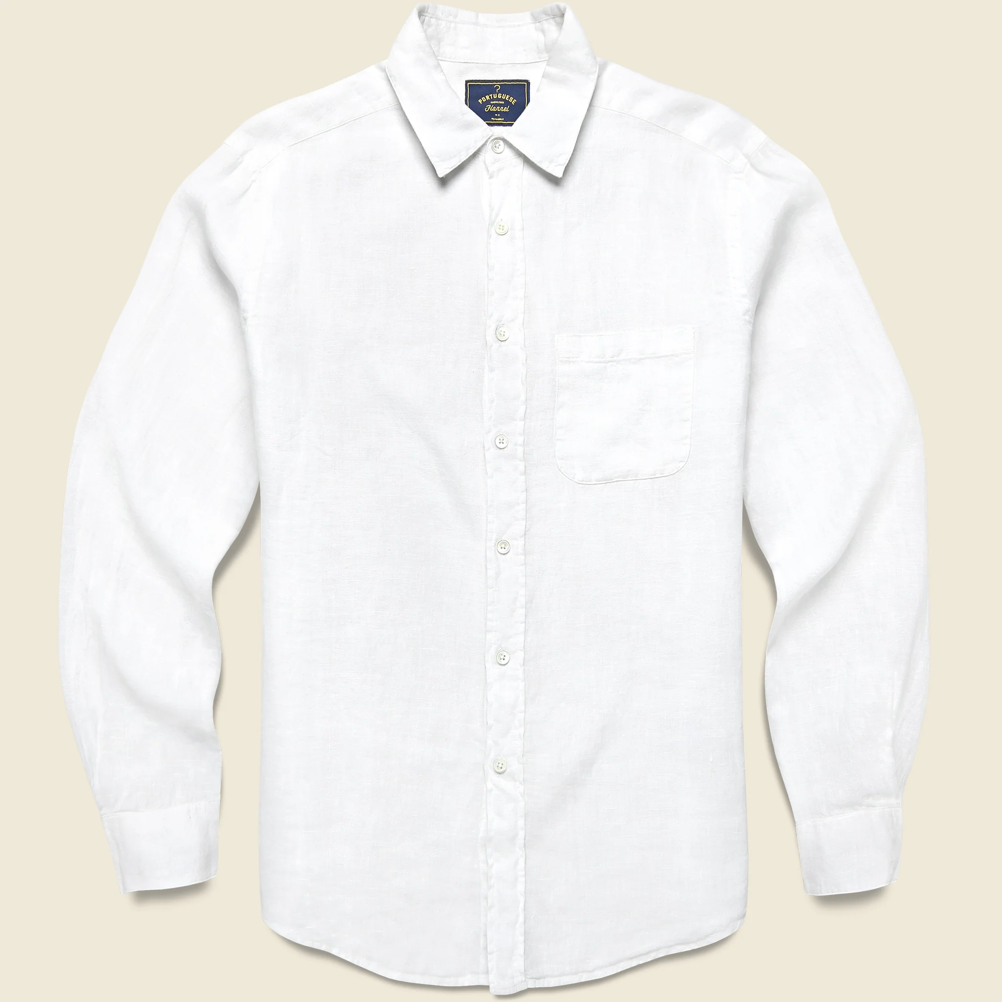 Classic Linen Shirt - White
