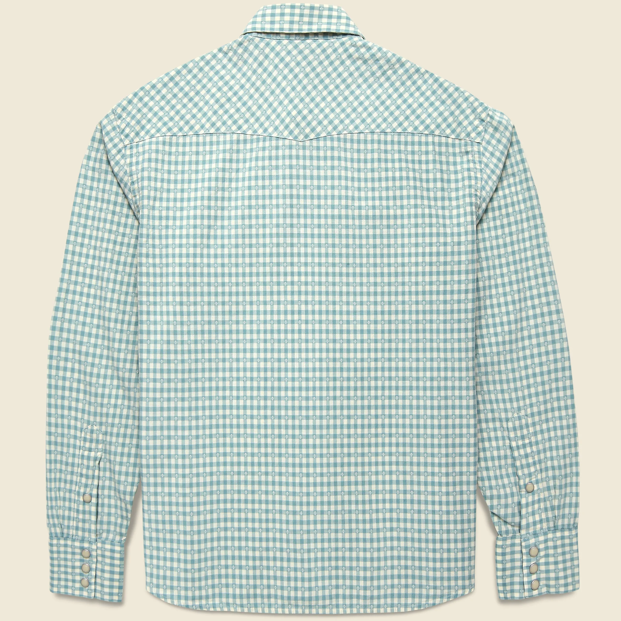 Classic Western Shirt - Green - Image 3