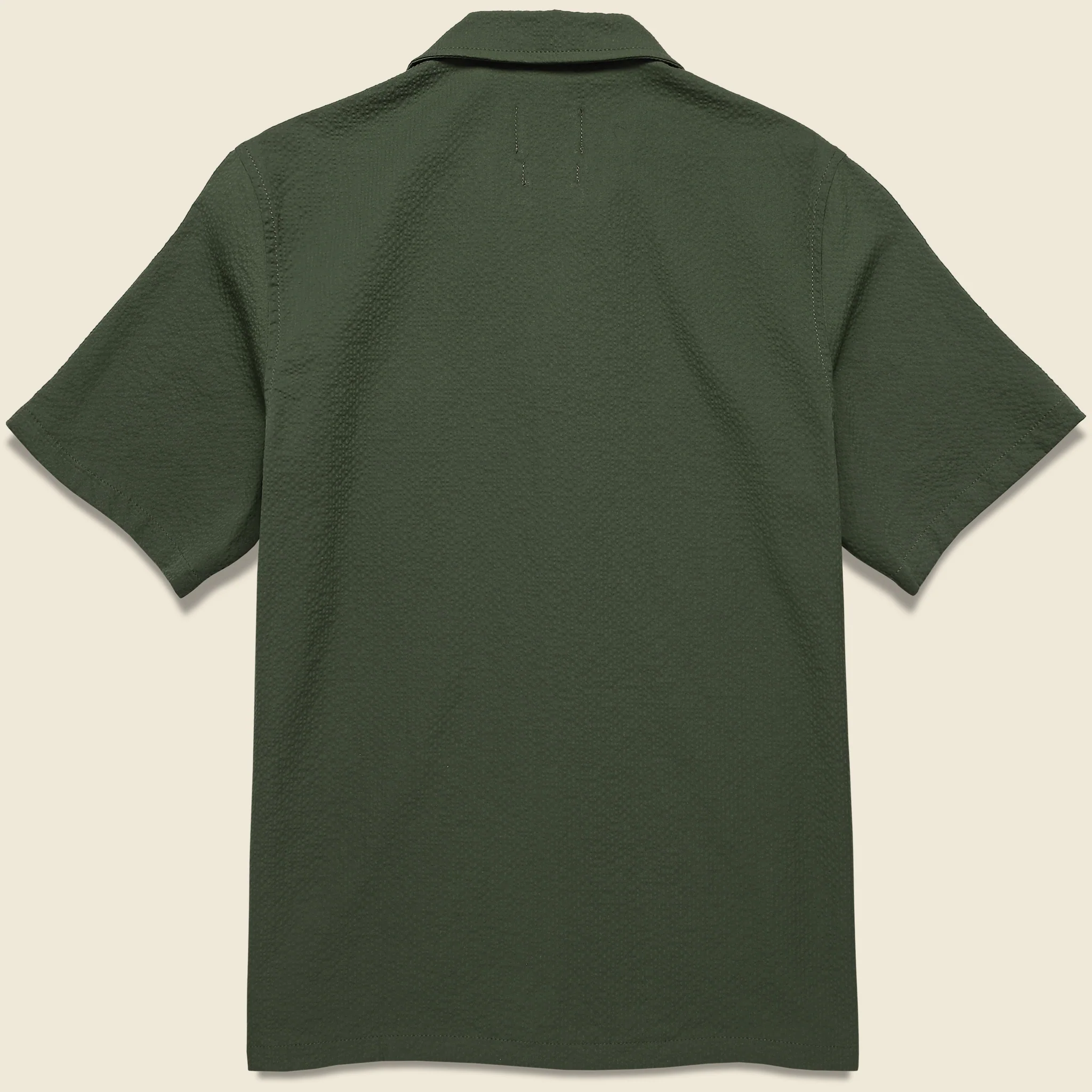 Cocktail Seersucker Shirt - Greenish - Image 2