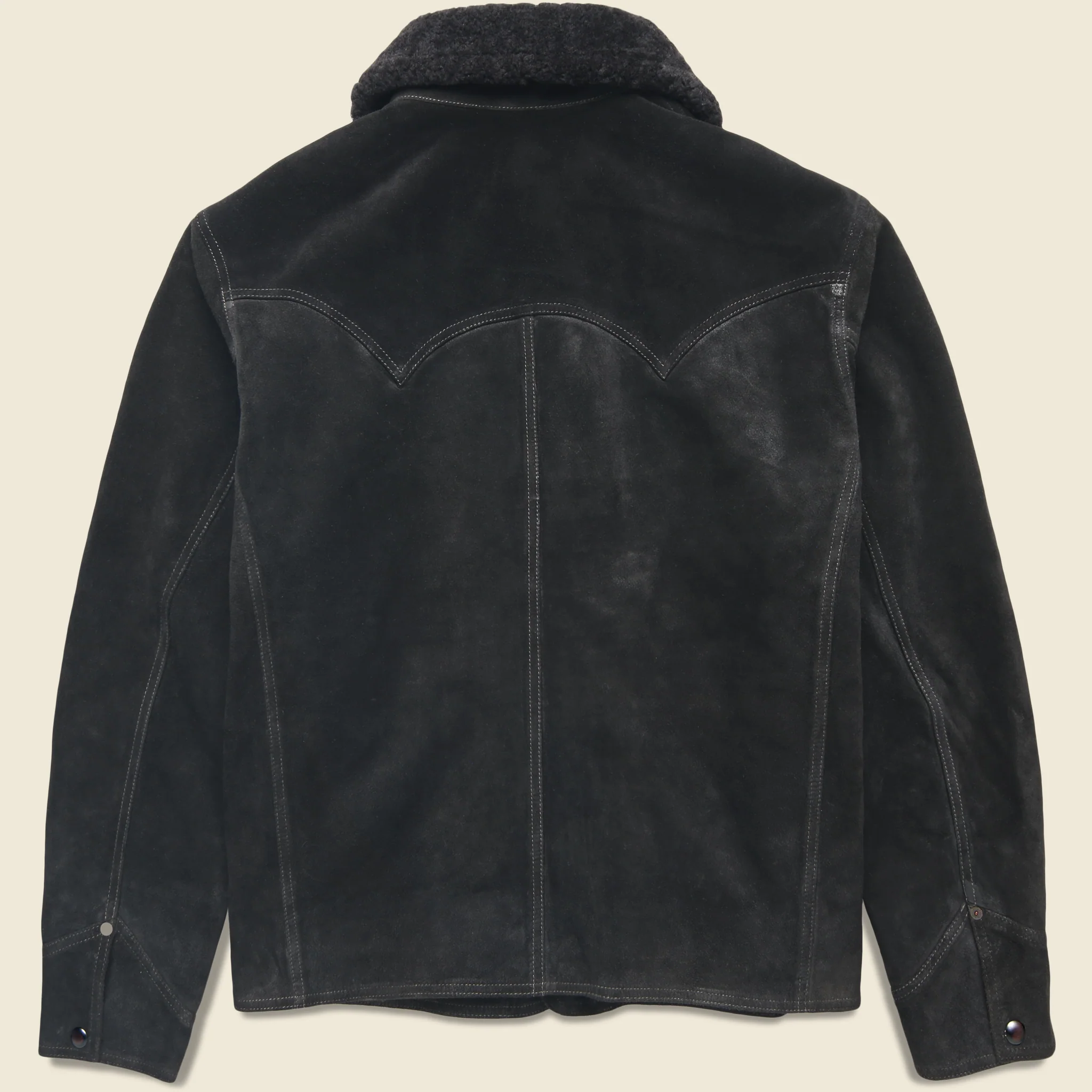 Cody Roughout Suede Jacket - Black - Image 3