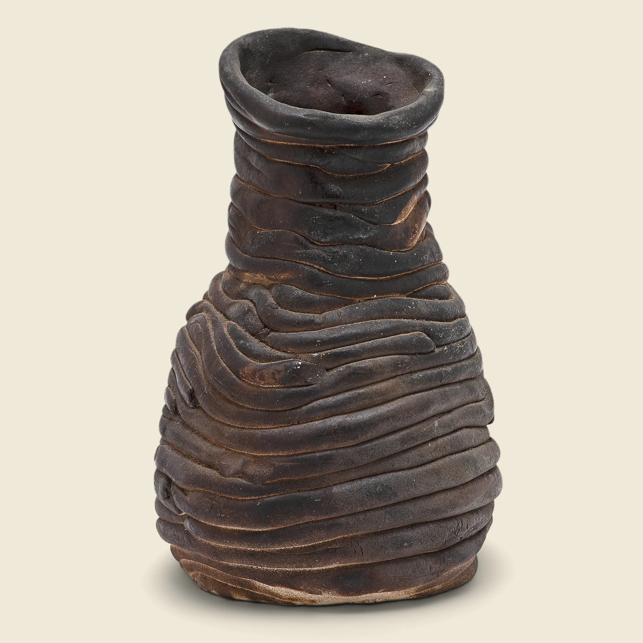 Coiled Studio Pottery Vase