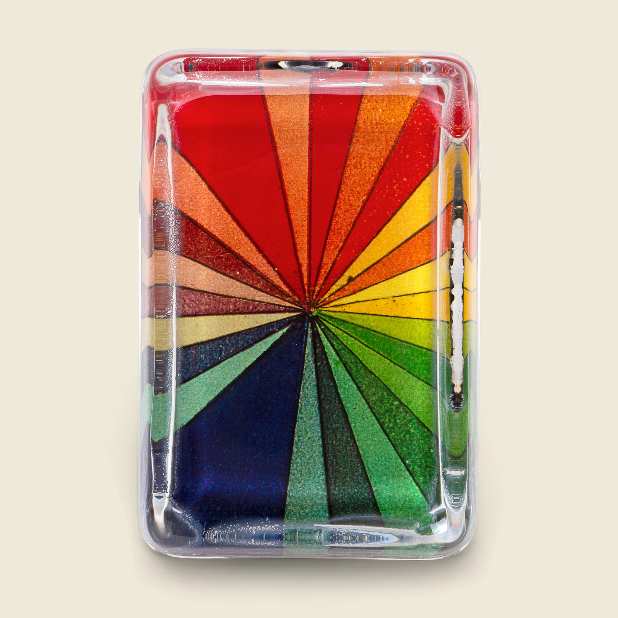 Color Wheel Rectangle Paperweight
