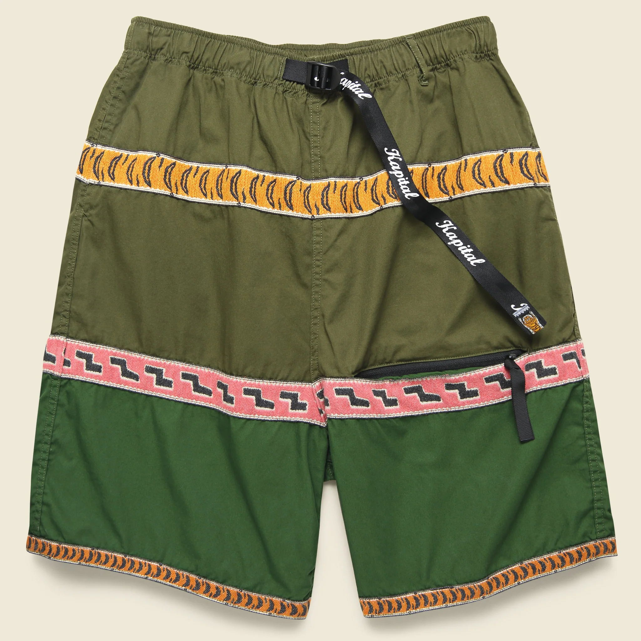 Combed Burberry Eco Baka Shorts - Khaki
