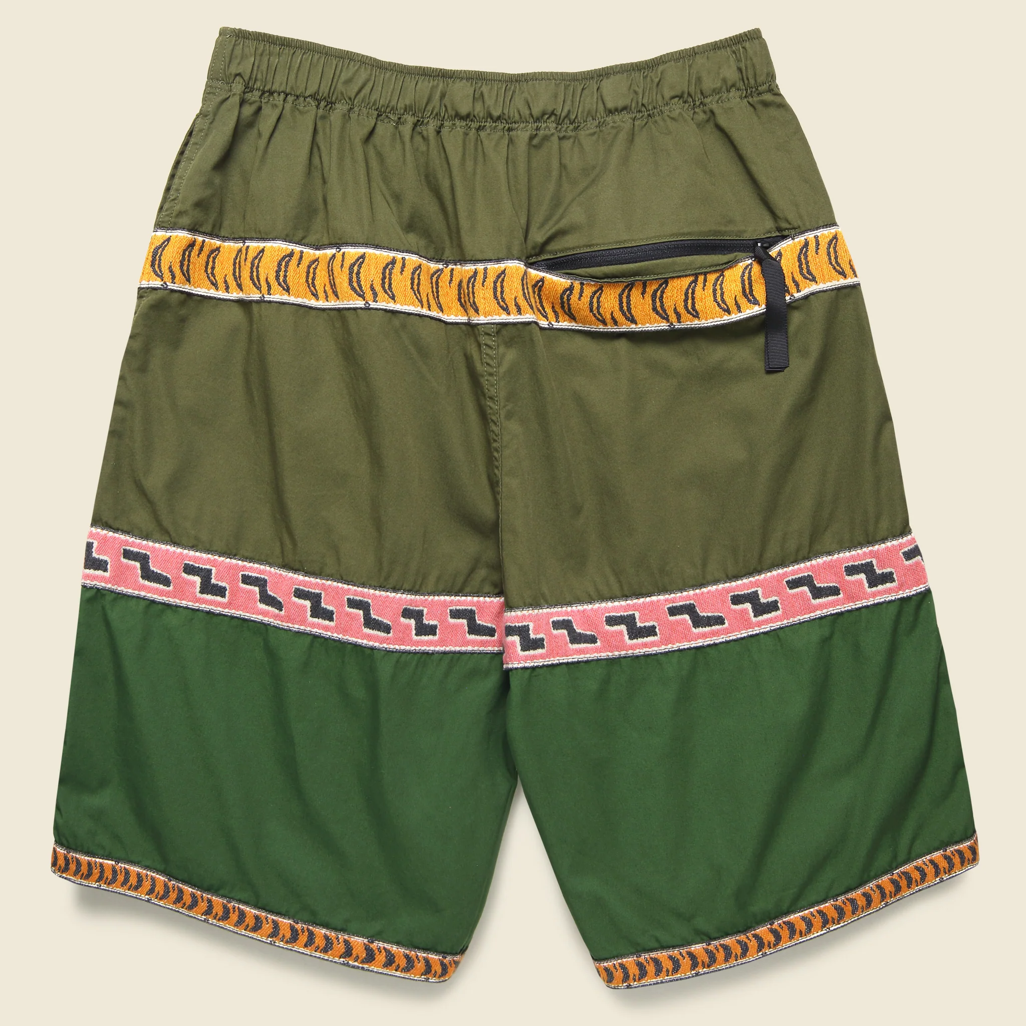 Combed Burberry Eco Baka Shorts - Khaki - Image 2