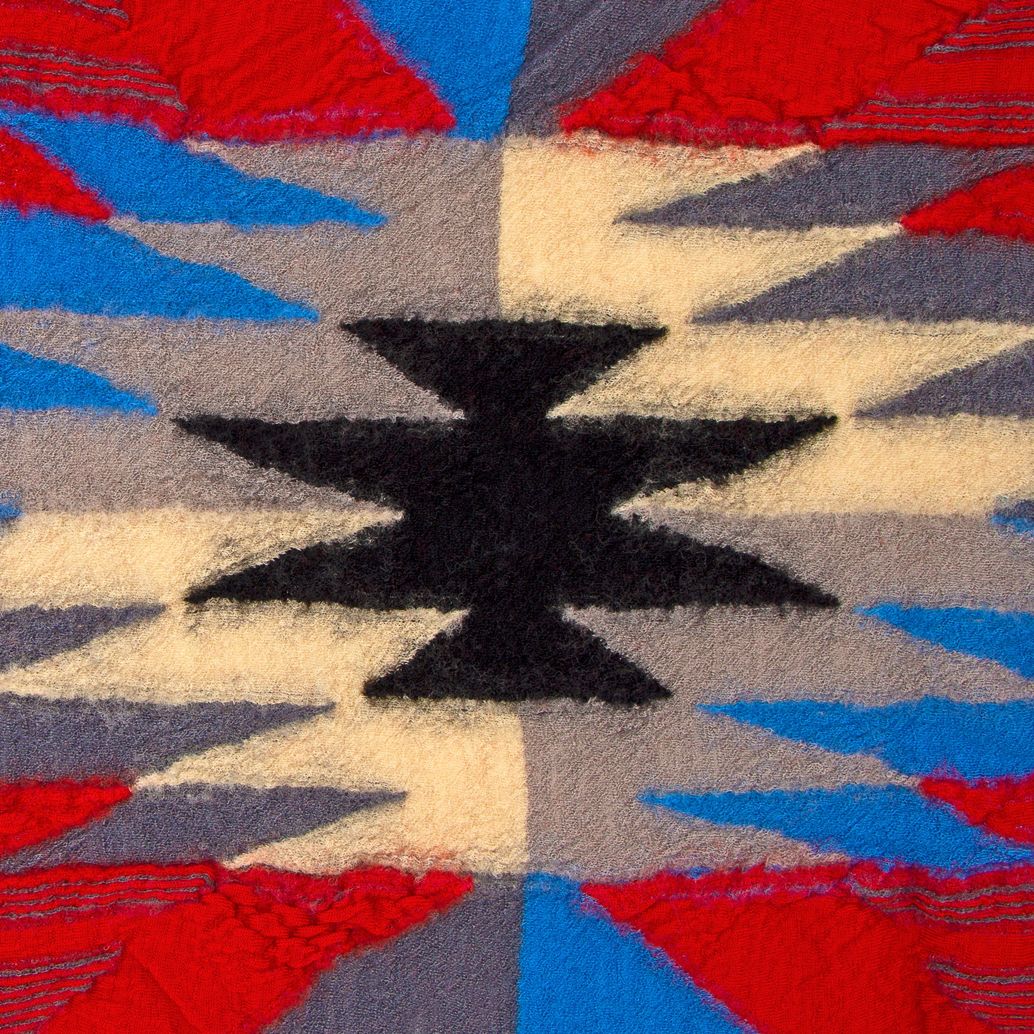 Compressed Wool Scarf ORTEGA Blanket - Red - Image 2