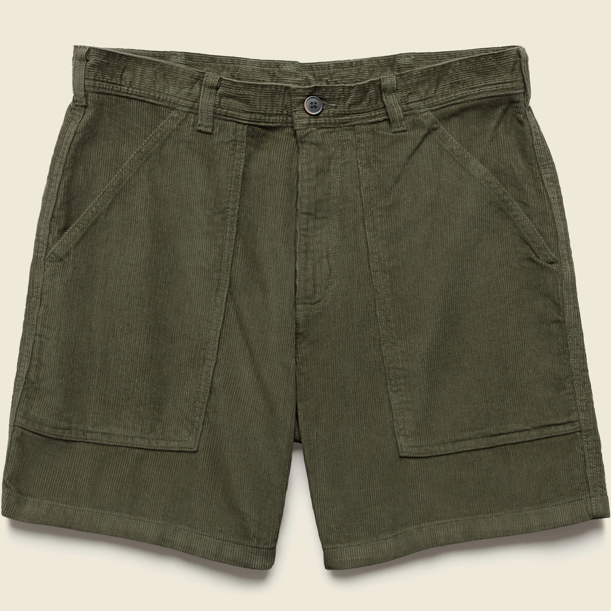 6" Cord Utility Shorts - Basin Green