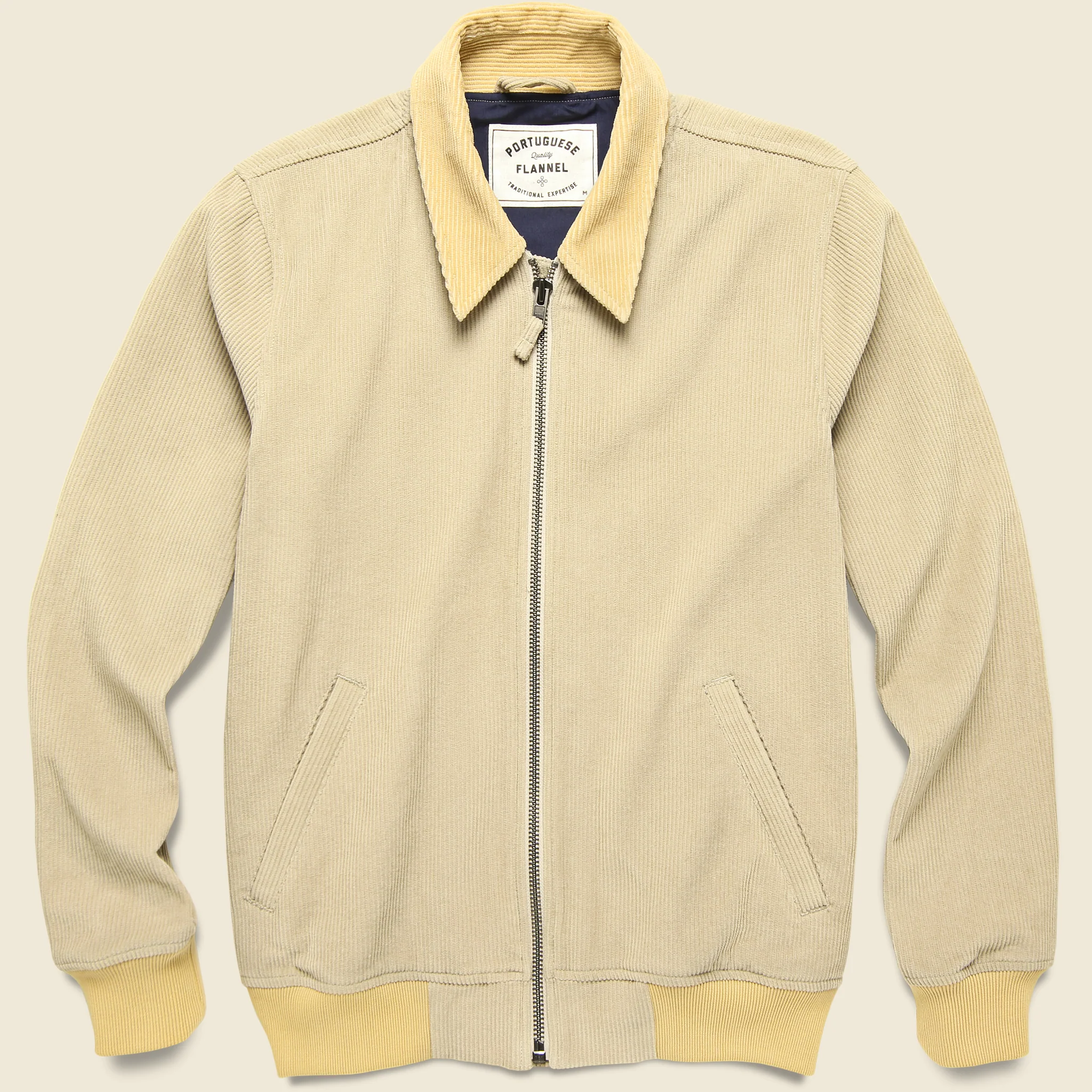 Corduroy Bomber Jacket - Sand