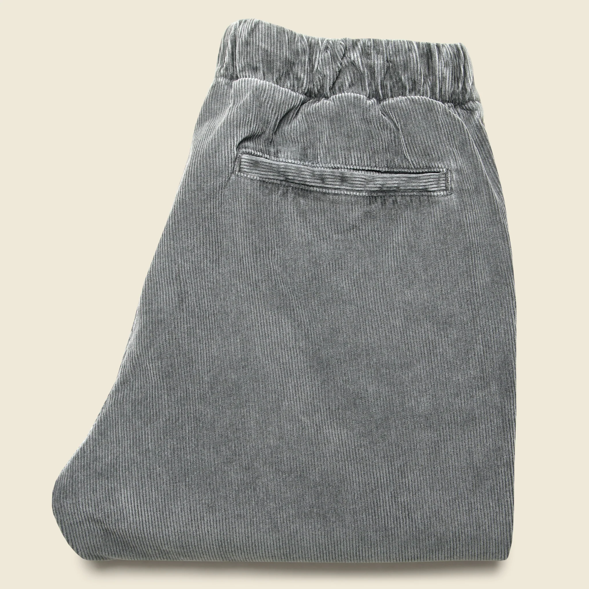 Corduroy Easy Chino - Black - Image 3