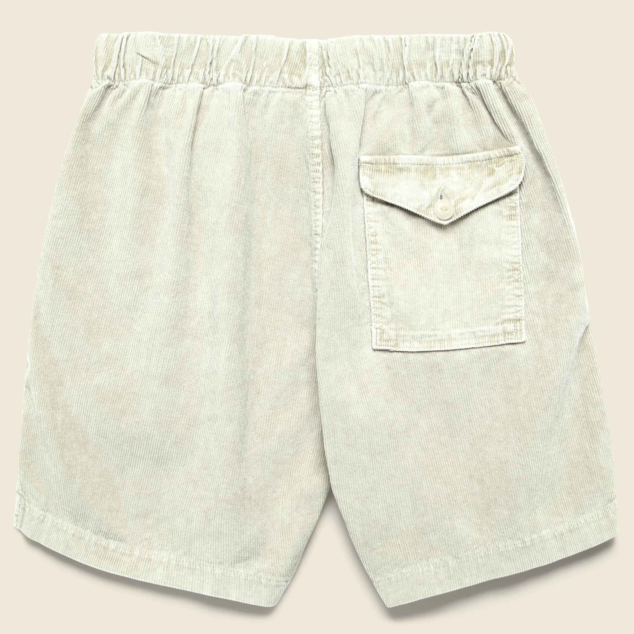 6" Corduroy Easy Short - Salt - Image 3