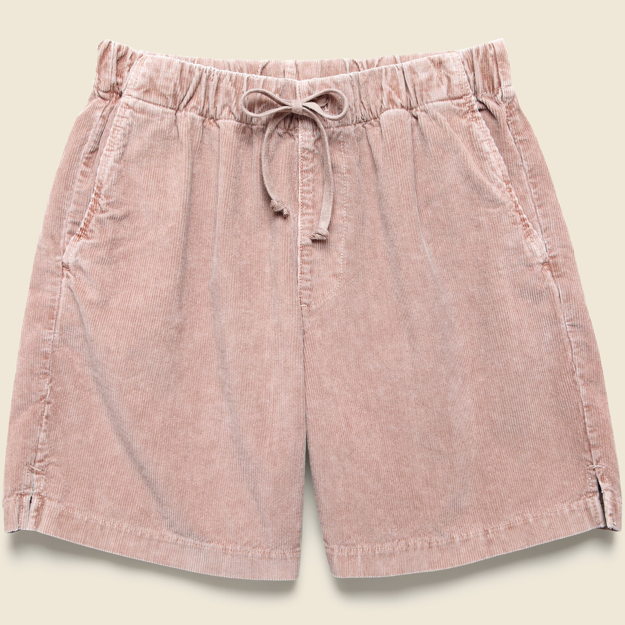 6" Corduroy Easy Shorts - Tea